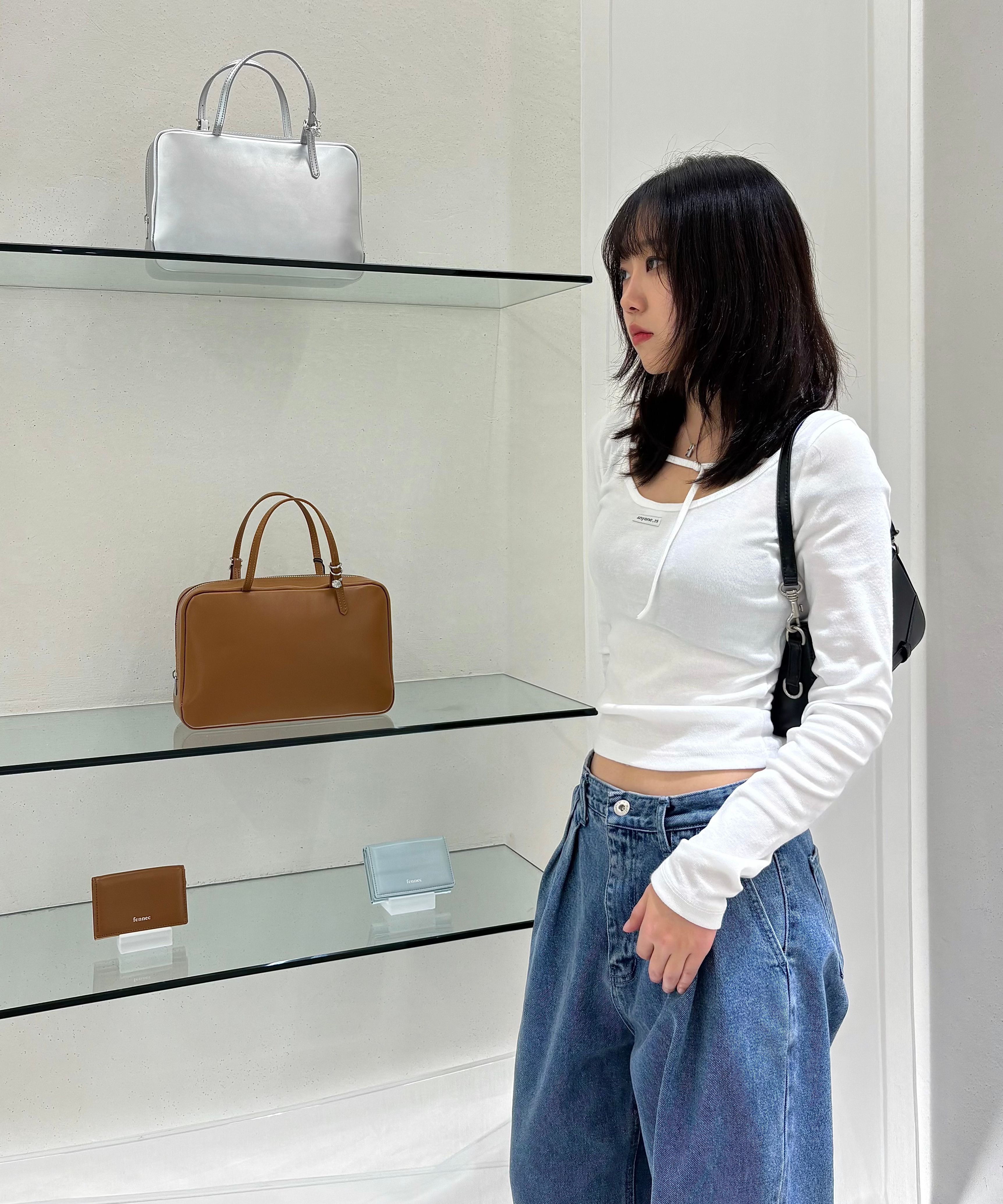 財布・小物その他 FENNEC GAVI TRIANGLE BAG BLACK MUSINSA公式 | fennec GAVI TRIANGLE BAG - BLACK