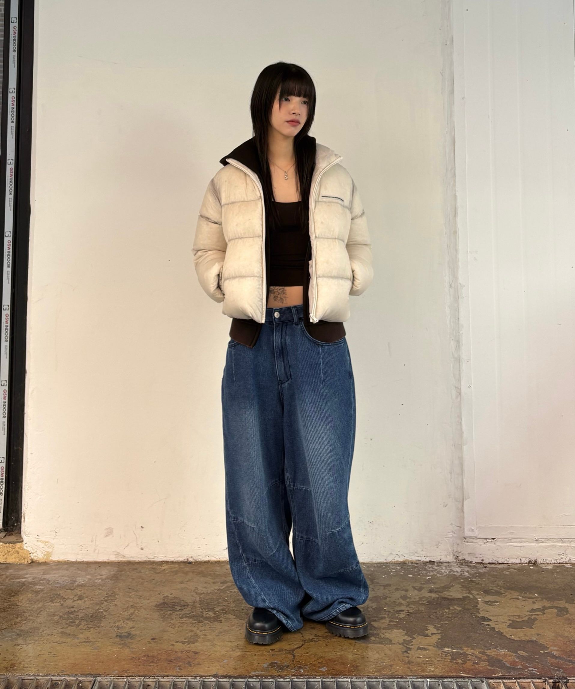 再*修様 SCULPTOR 104 Sheer Cropped Puffer D 再*修様 SCULPTOR 104 Sheer Cropped Puffer D - メルカリ