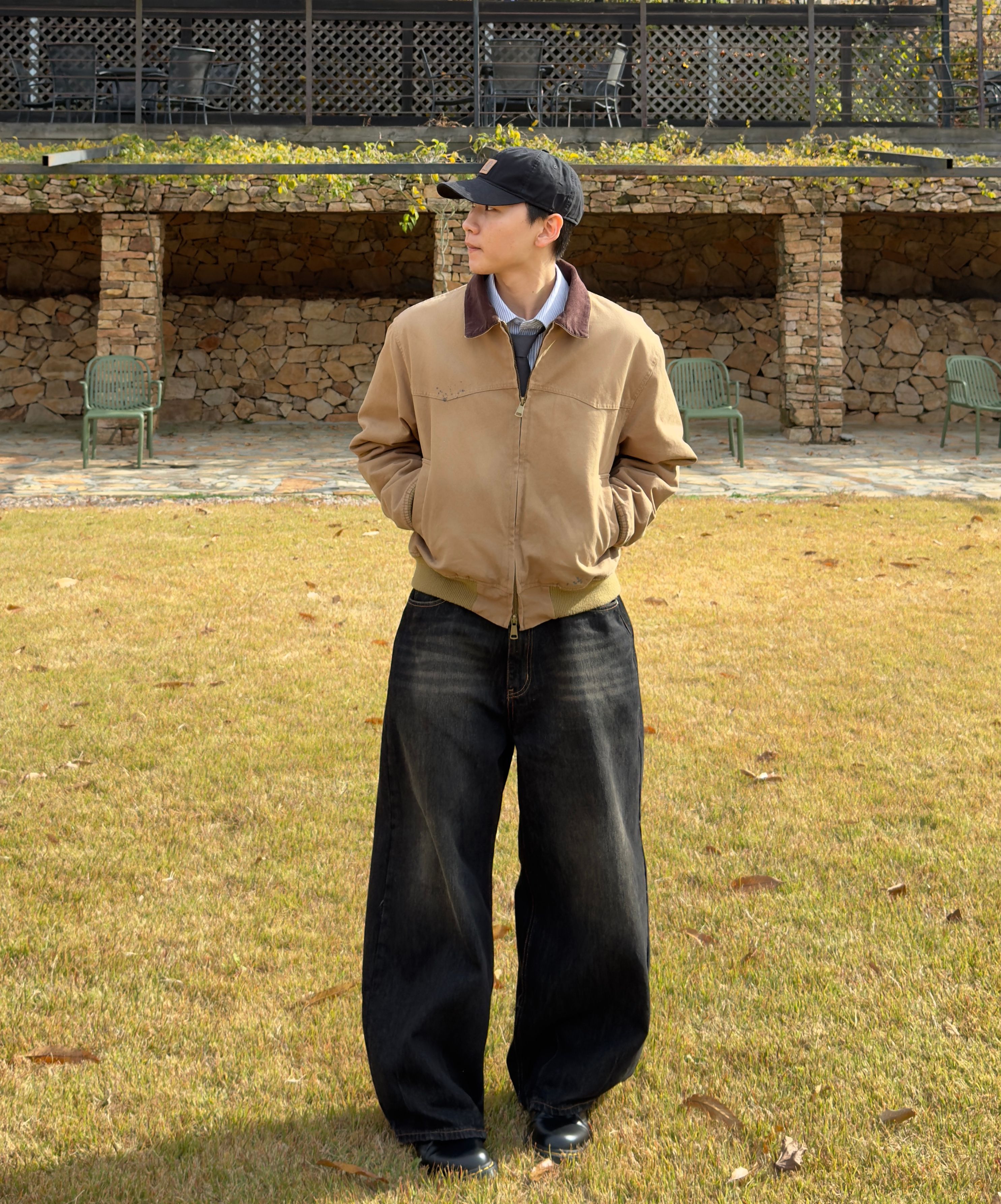 アウターその他 PARTIMENTO 3M Thinsulate VTG Washed Western Blouson Quilted PARTIMENTO 3M Thinsulate VTG Washed Western Blouson Quilted