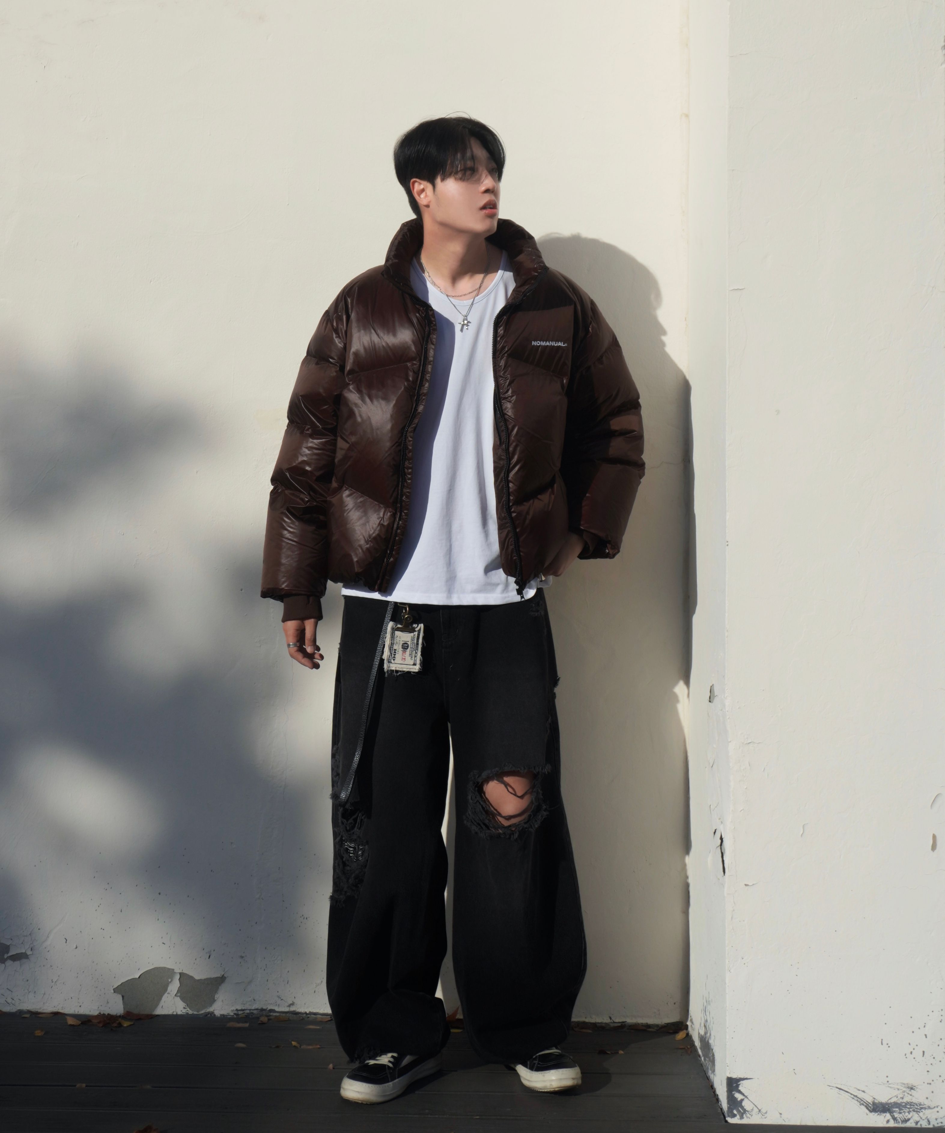 MUSINSA | NOMANUAL SKADI DUCK DOWN - GLOSSY BLACK