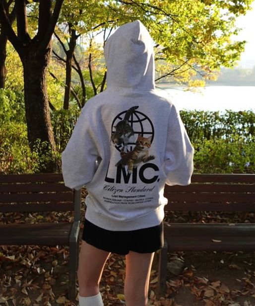 MUSINSA | LMC FLYING CATS HOODIE black