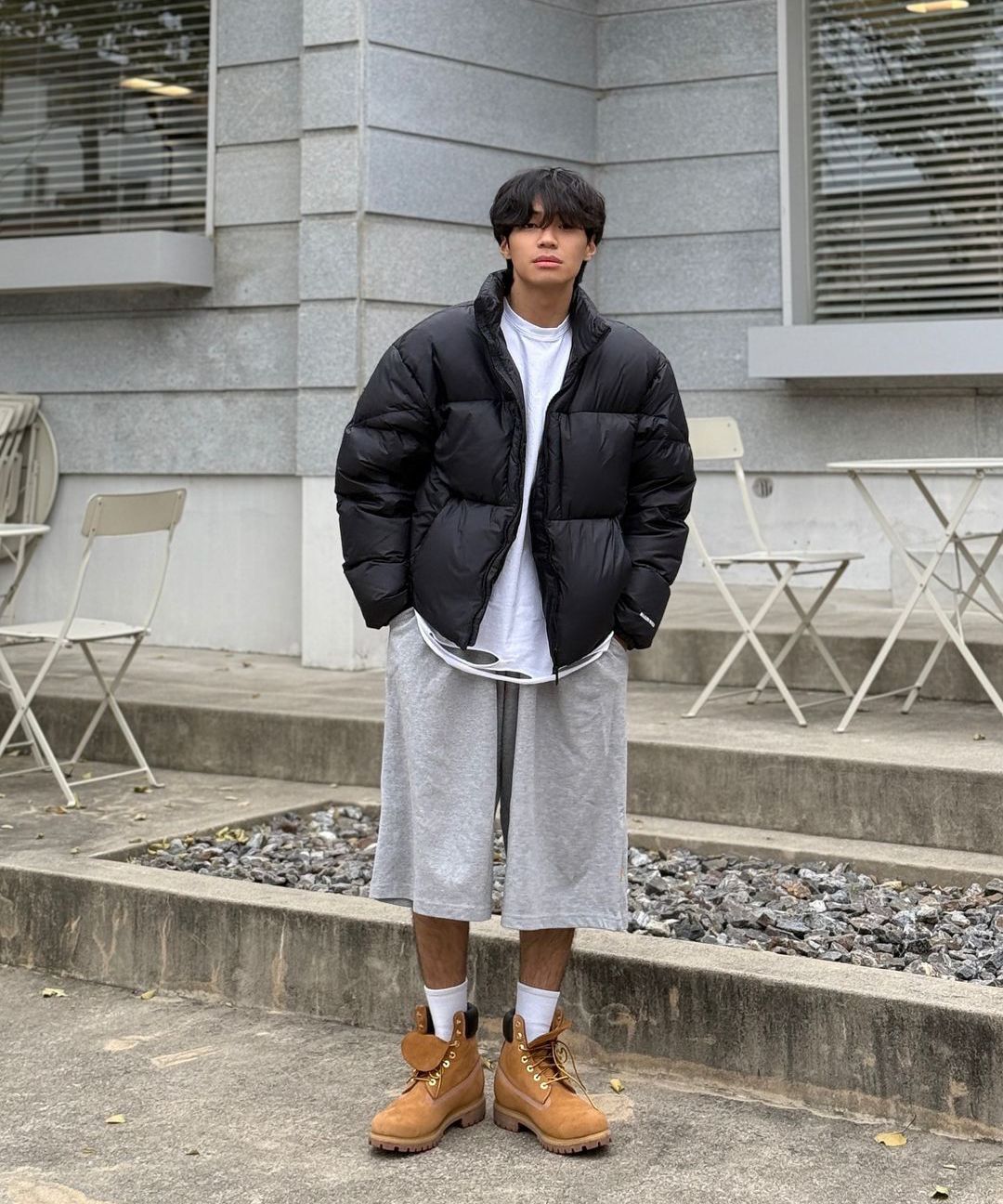 MUSINSA | MAISON MINED MINED HIGH NECK DOWN JACKET BLACK