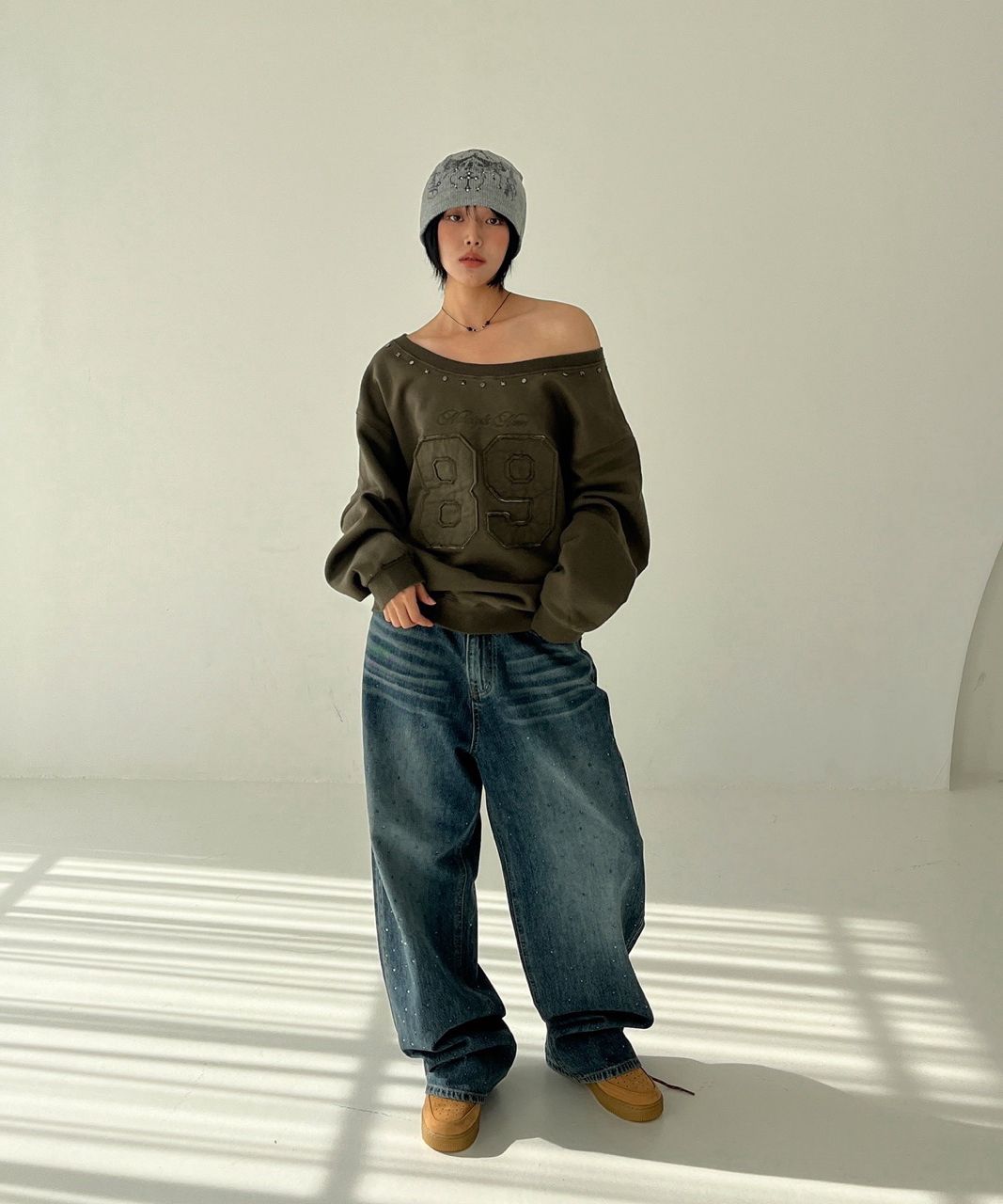 【MIDNIGHT MOVE】 maria beanie /追跡付 MUSINSA | MIDNIGHT MOVE maria beanie [grey]