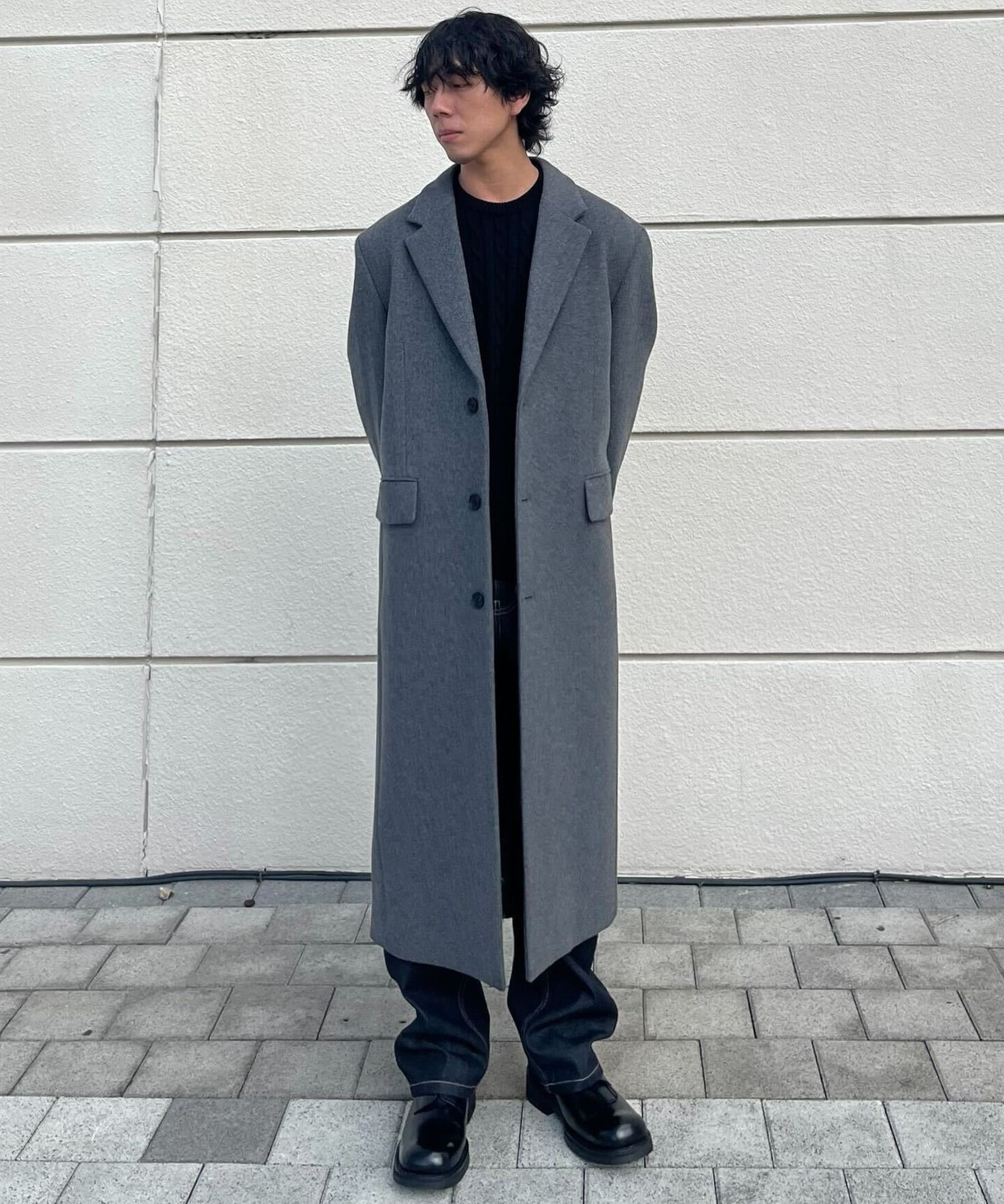 MUSINSA | MUSINSA STANDARD Wool Blend Big Daddy Single Maxi
