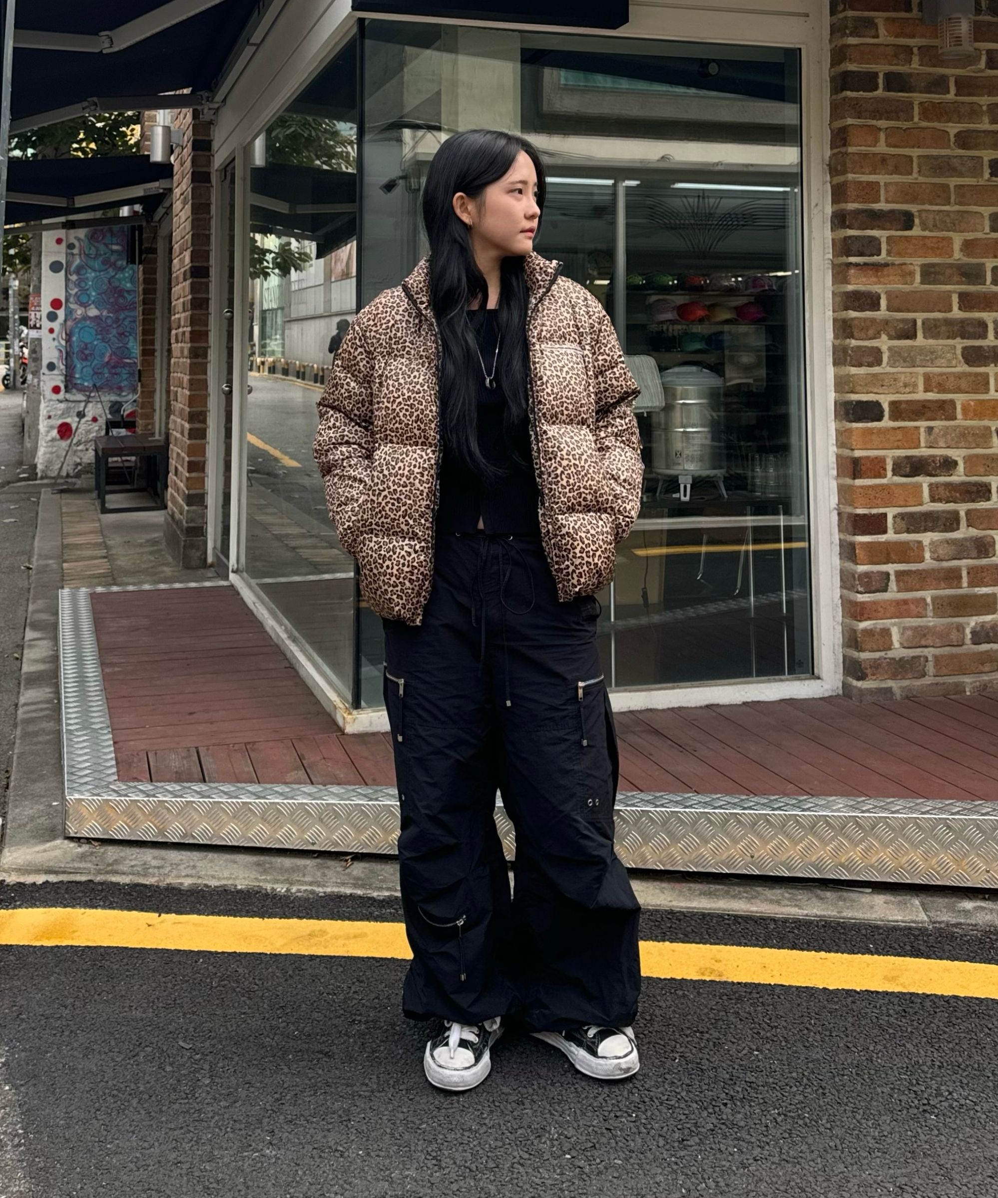 MUSINSA公式 | SCULPTOR 107 Puffer Down Leopard
