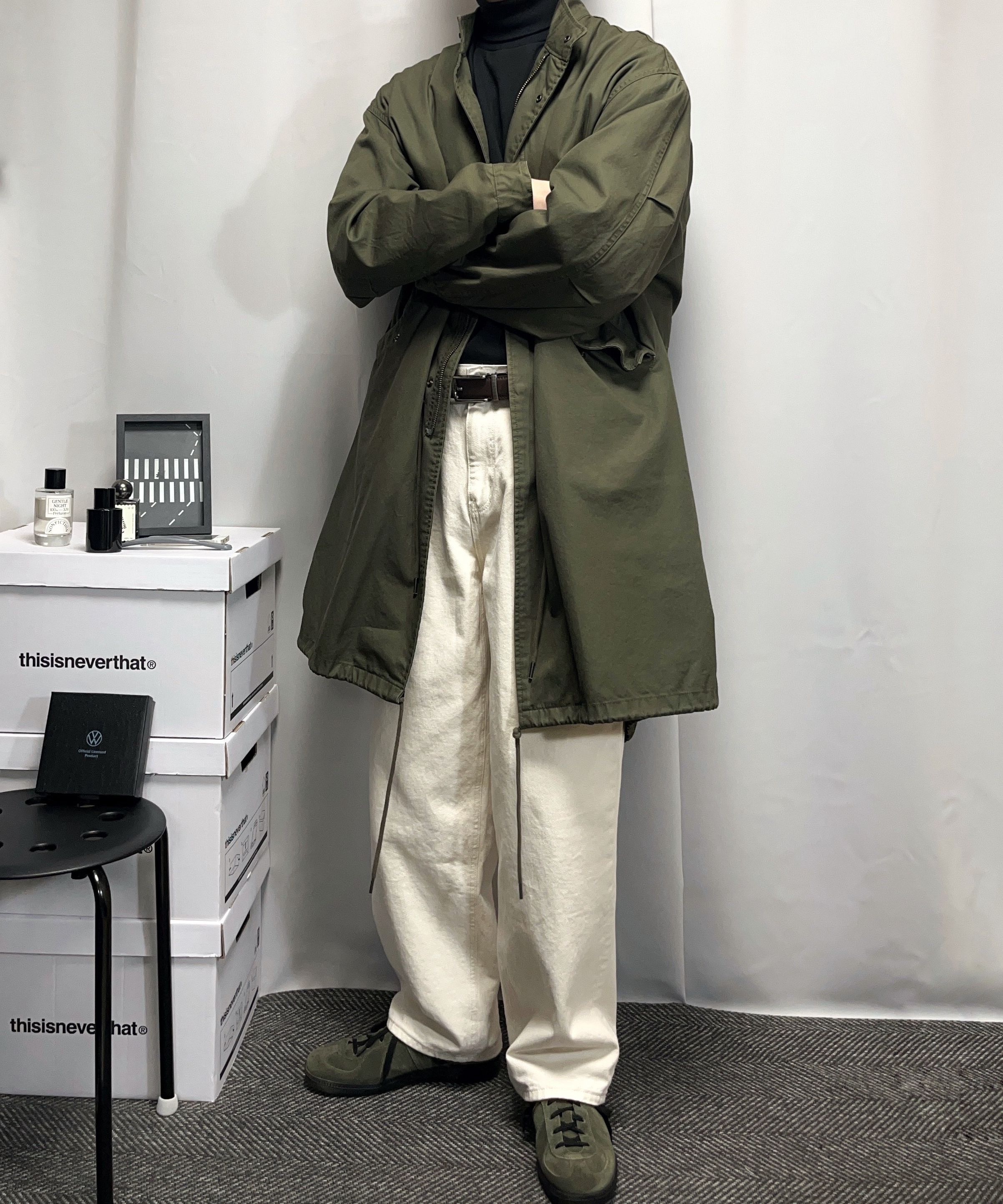 Tシャツ・カットソー *MUSINSA STANDARD* Ponte Turtleneck Long Sleeve T-Shirt Off MUSINSA | MUSINSA STANDARD Ponte Turtleneck Long Sleeve T