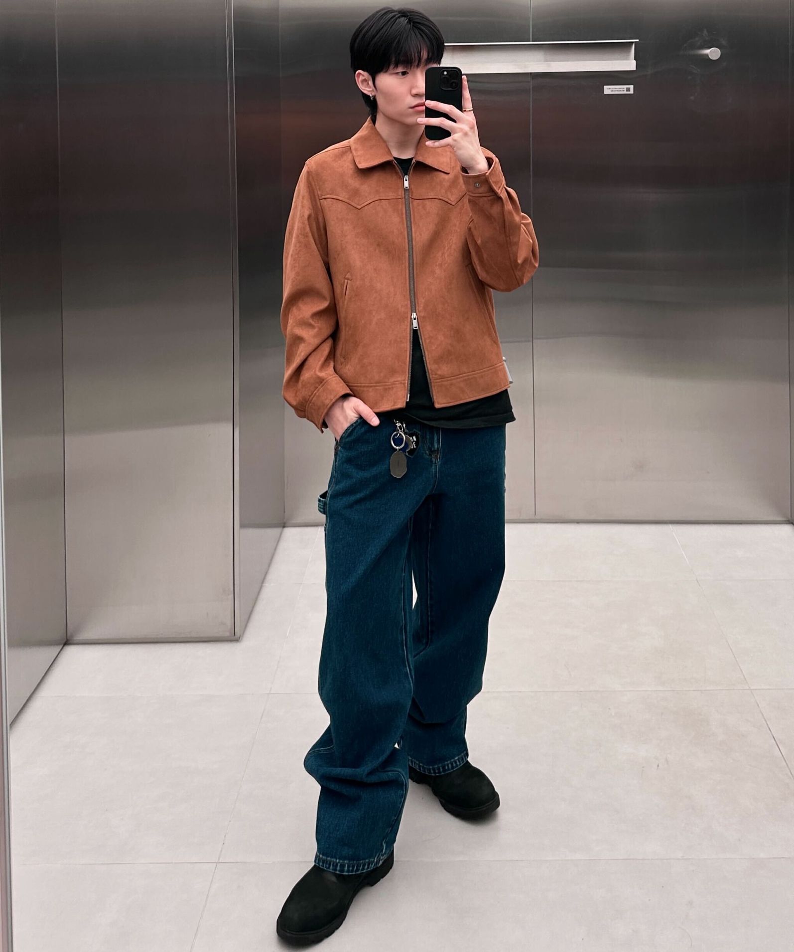 MUSINSA | MUSINSA STANDARD Denim Wide Carpenter Pants
