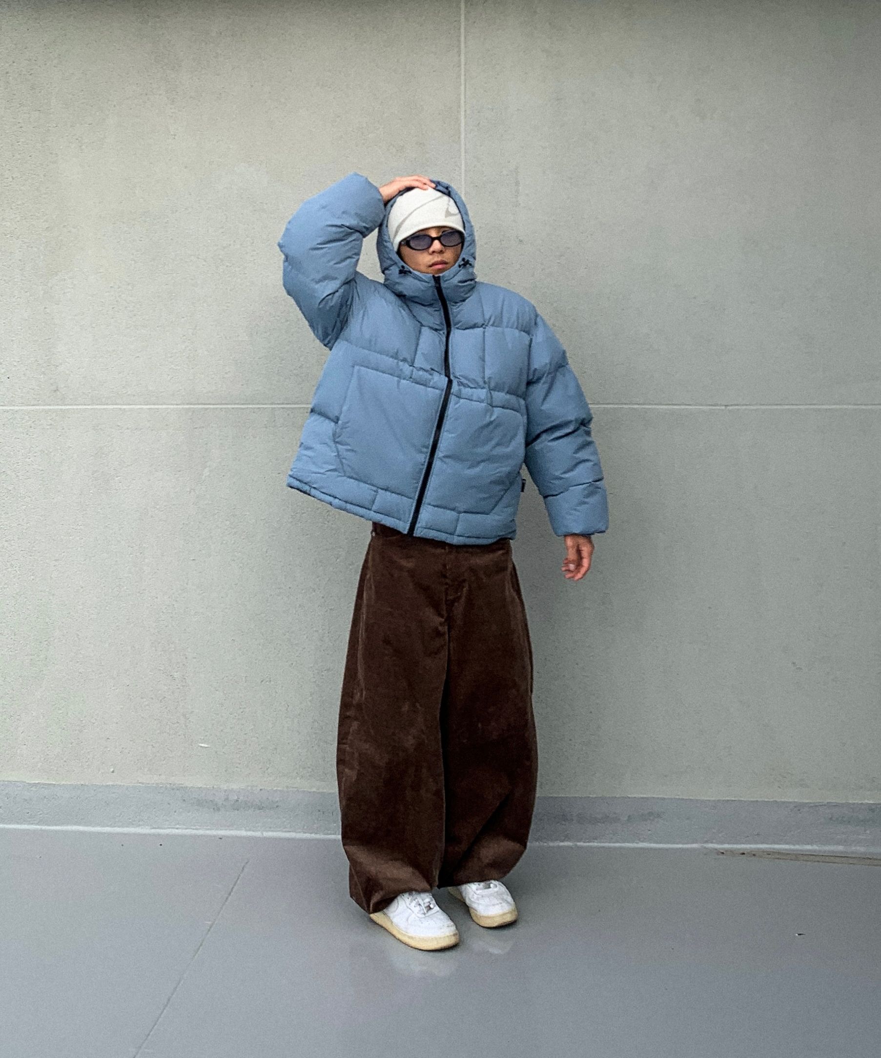 ★ Urbandtype.★ Heavy Wellon Color Block Hood Short Paddin MUSINSA | URBANDTYPE Heavy Wellon Color Block Hood Short