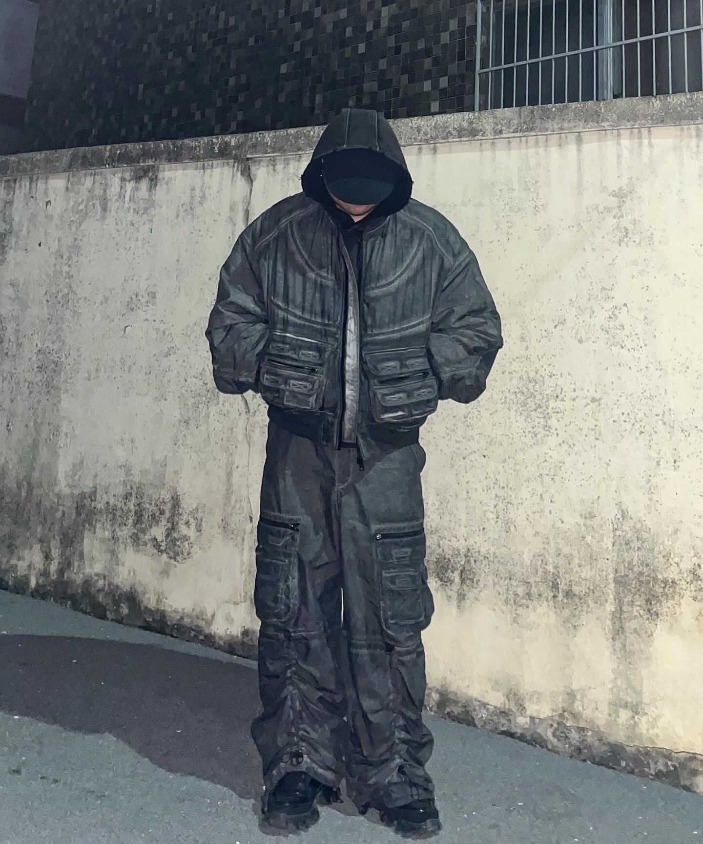 MUSINSA公式 | DNSR Over-dyed Transform Pants