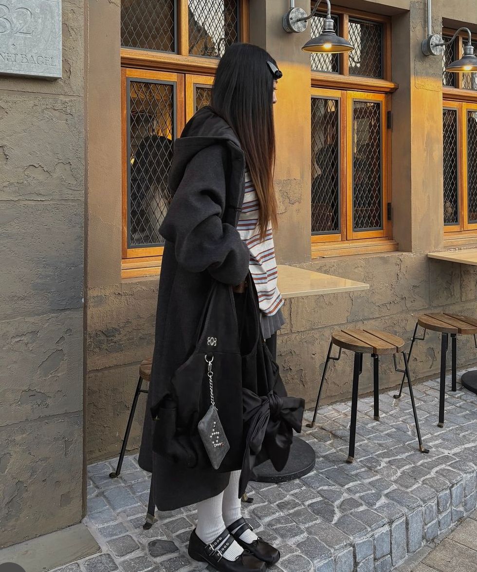 ジャケット・アウター misekiseoul Hoodie long duffle Coat GREY Miseki seoul】Hoodie long duffle coat | OUR BRAND,Miseki seoul