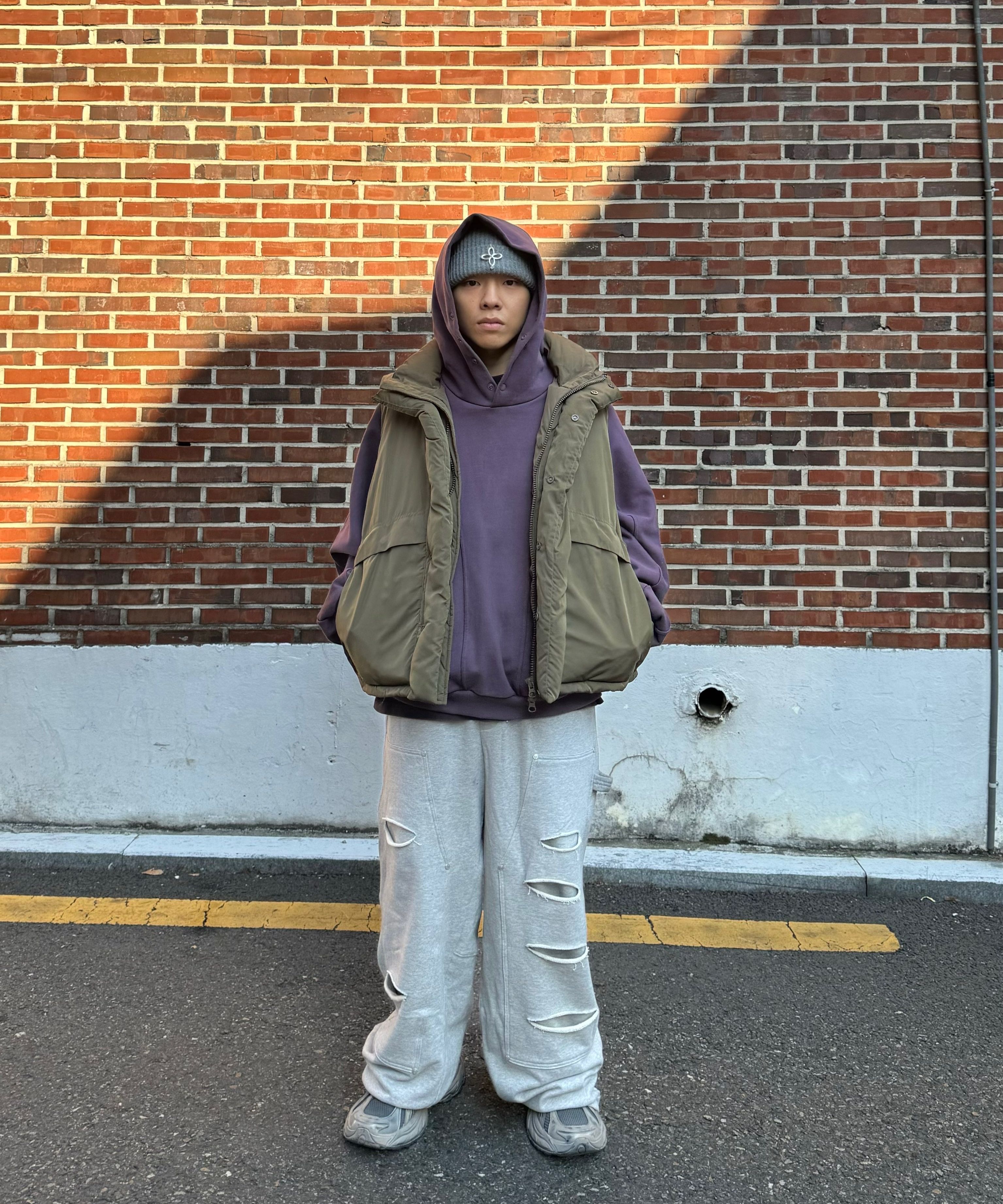 【NOT4NERD】Destoryed Double Knee Carpenter Sweat Pants MUSINSA | NOT4NERD Destoryed Double Knee Carpenter Sweat
