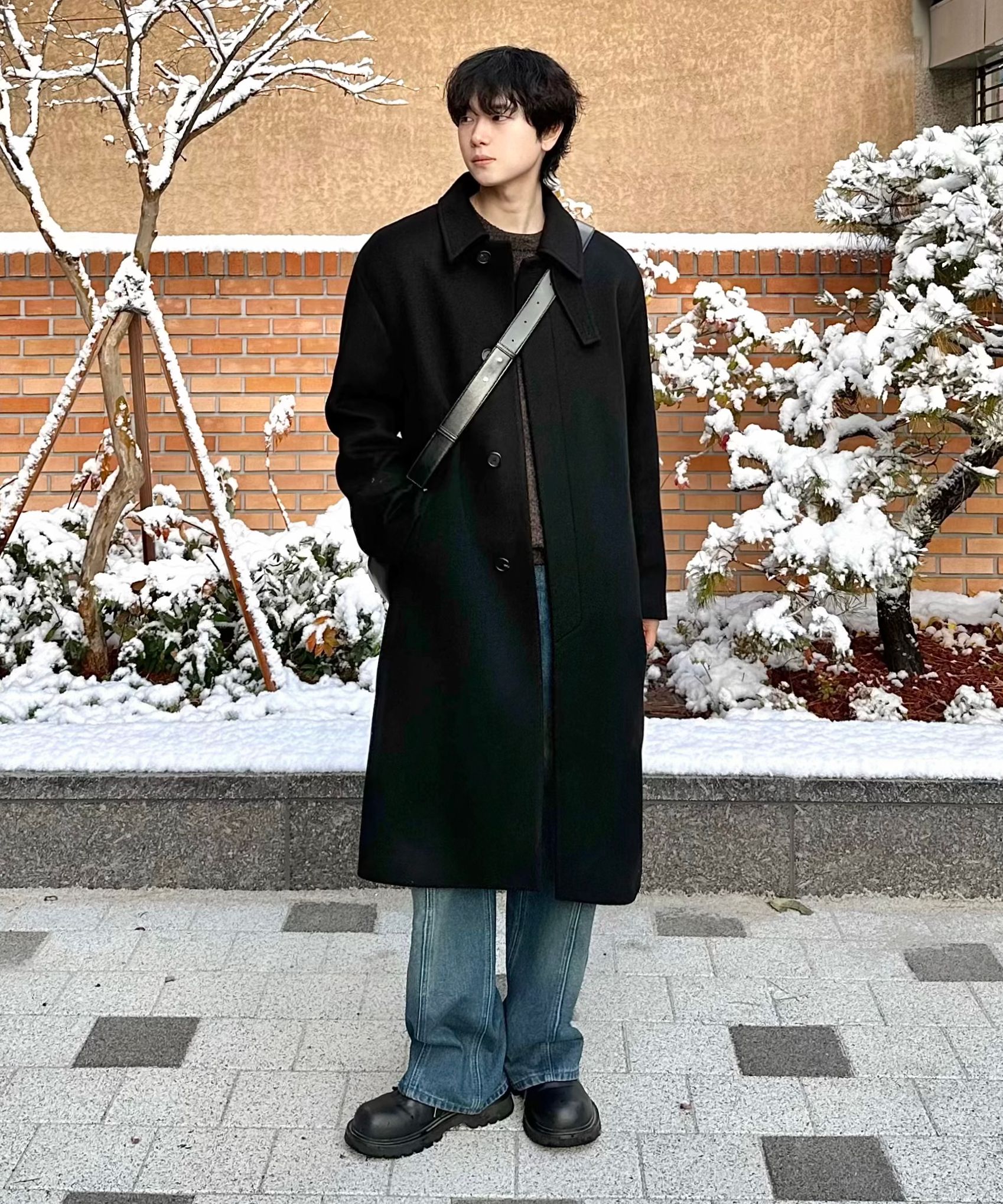 MUSINSA | DRAW FIT [Draw Fit X Kang Stylist] Hobo Leather