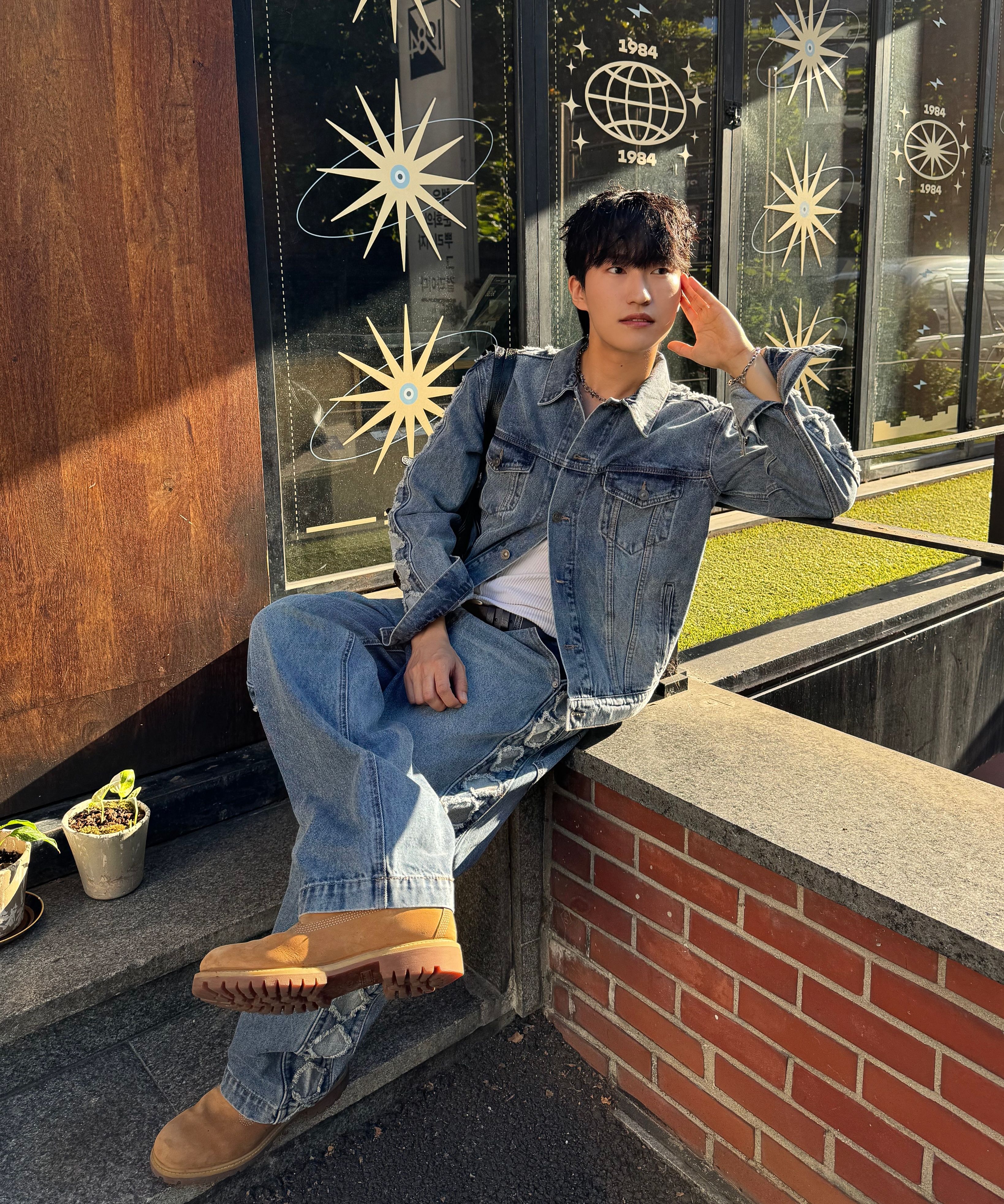 ★OY★DIAMOND CUTTING WASHED DENIM JACKET - BLUE★正規品 OY/オーワイ』 DIAMOND CUTTING WASHED DENIM JACKET
