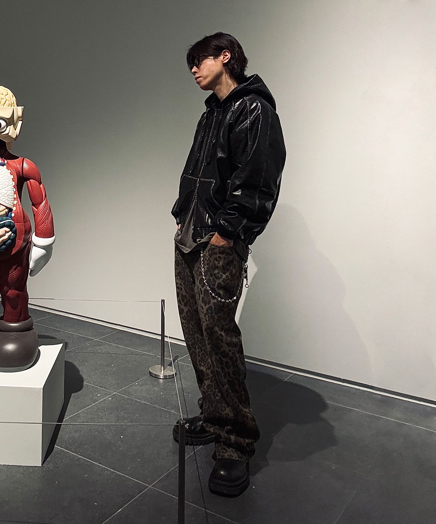 【NOT4NERD】 Crop Leather Vintage Hooded Jacket ★3色 NOT4NERD】 Crop Leather Vintage Hooded Jacket ☆3色