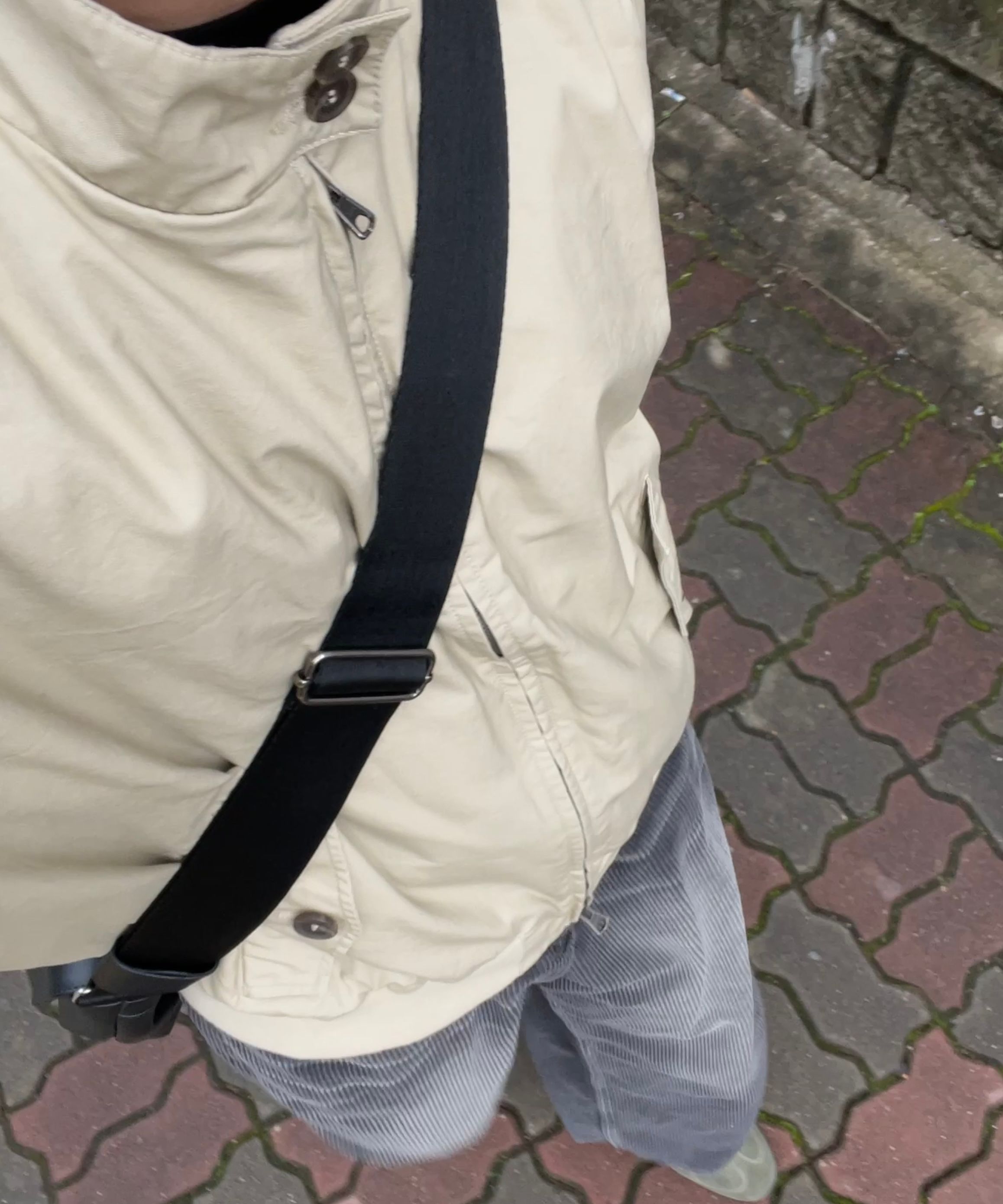 MUSINSA | NATIONAL PUBLICITY ANZA HQ LEATHER MESSENGER CROSS BAG
