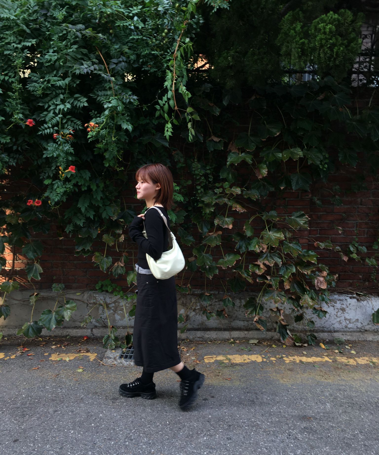 MUSINSA公式 | GLOWNY LOUISA LONG SLEEVE (GRAY)