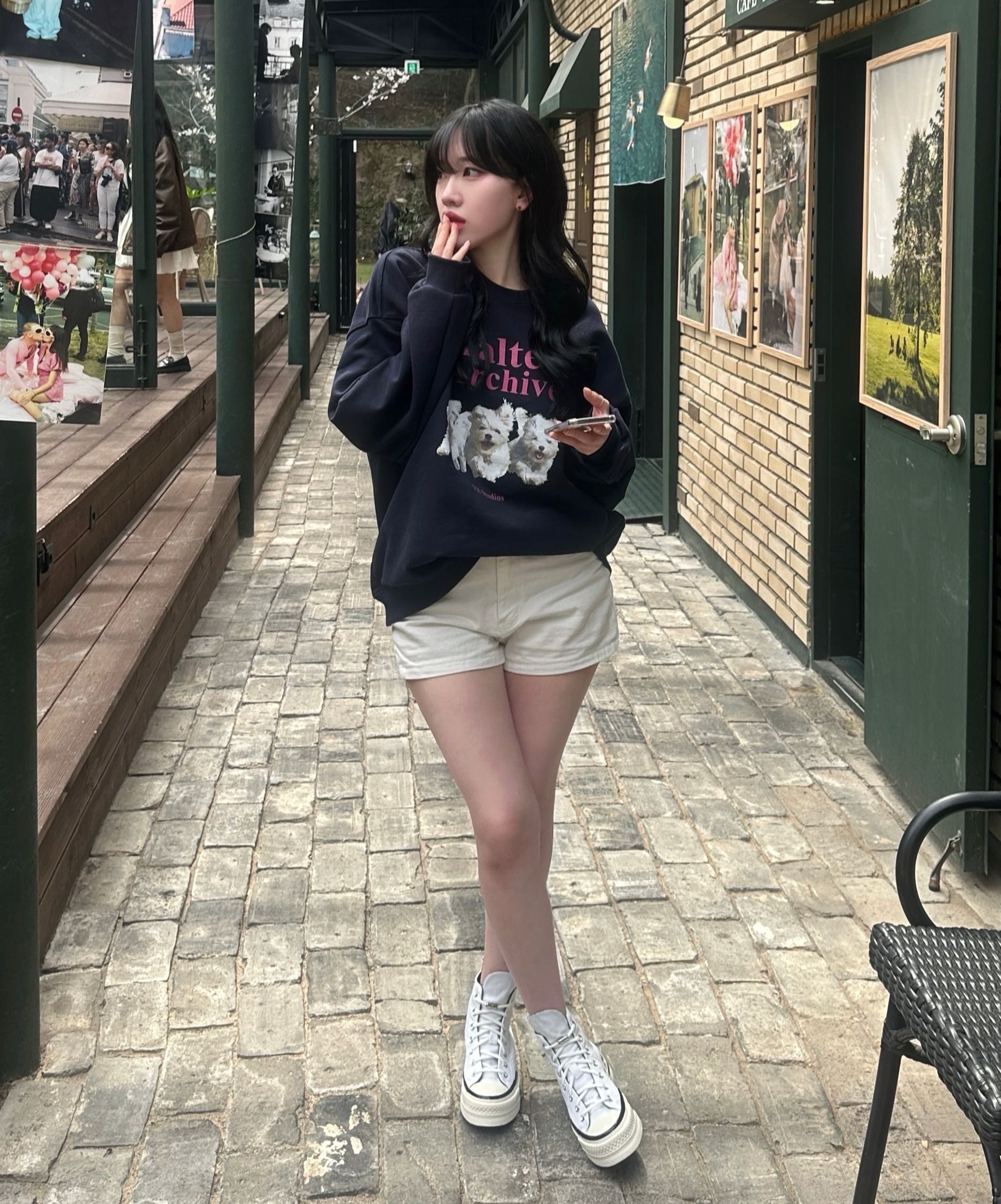 さらに100円引き◆Wai Kei◆Maltese and Cheese Cat Hoody マルチーズ＆チーズキャットフーディー - WaiKei | 60% - アジア