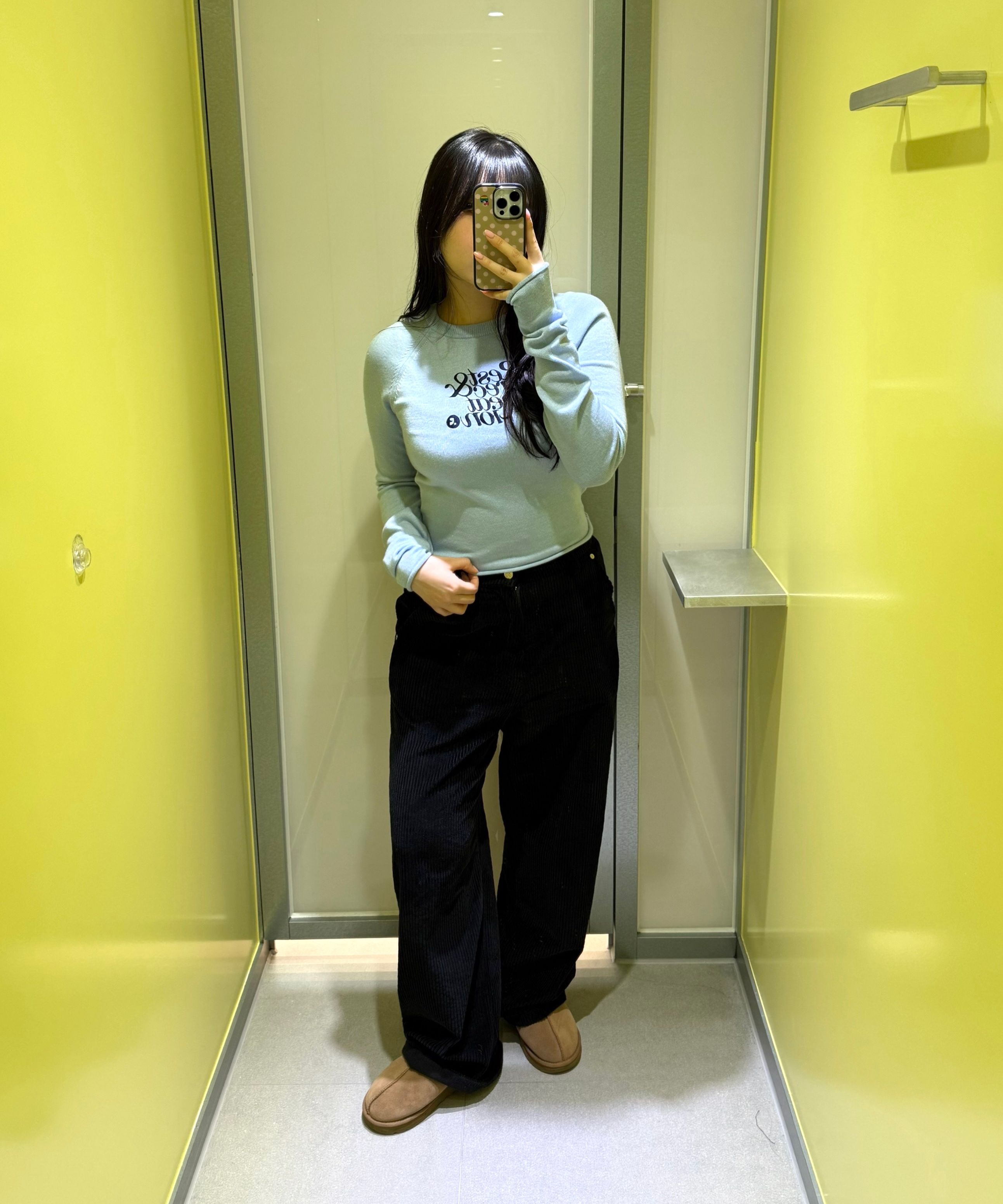 24AW【REST&RECREATION】LOGO CORDUROY PANTS RR243PT007IV_4.jpg?v=1731844168