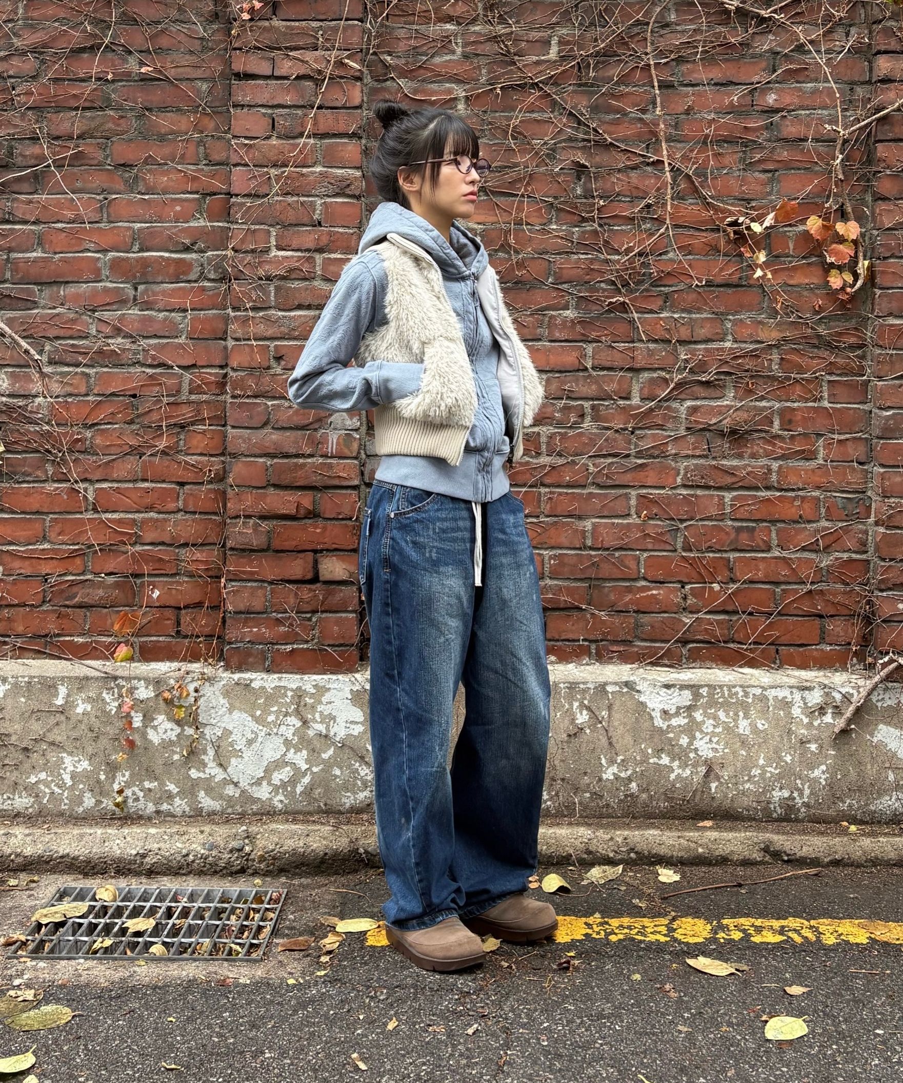 ★SCULPTOR★ Jacquard Hoodie ZipUp Dusty Blue SC24A125FLBL MUSINSA | SCULPTOR Jacquard Hoodie Zip-Up Dusty Blue