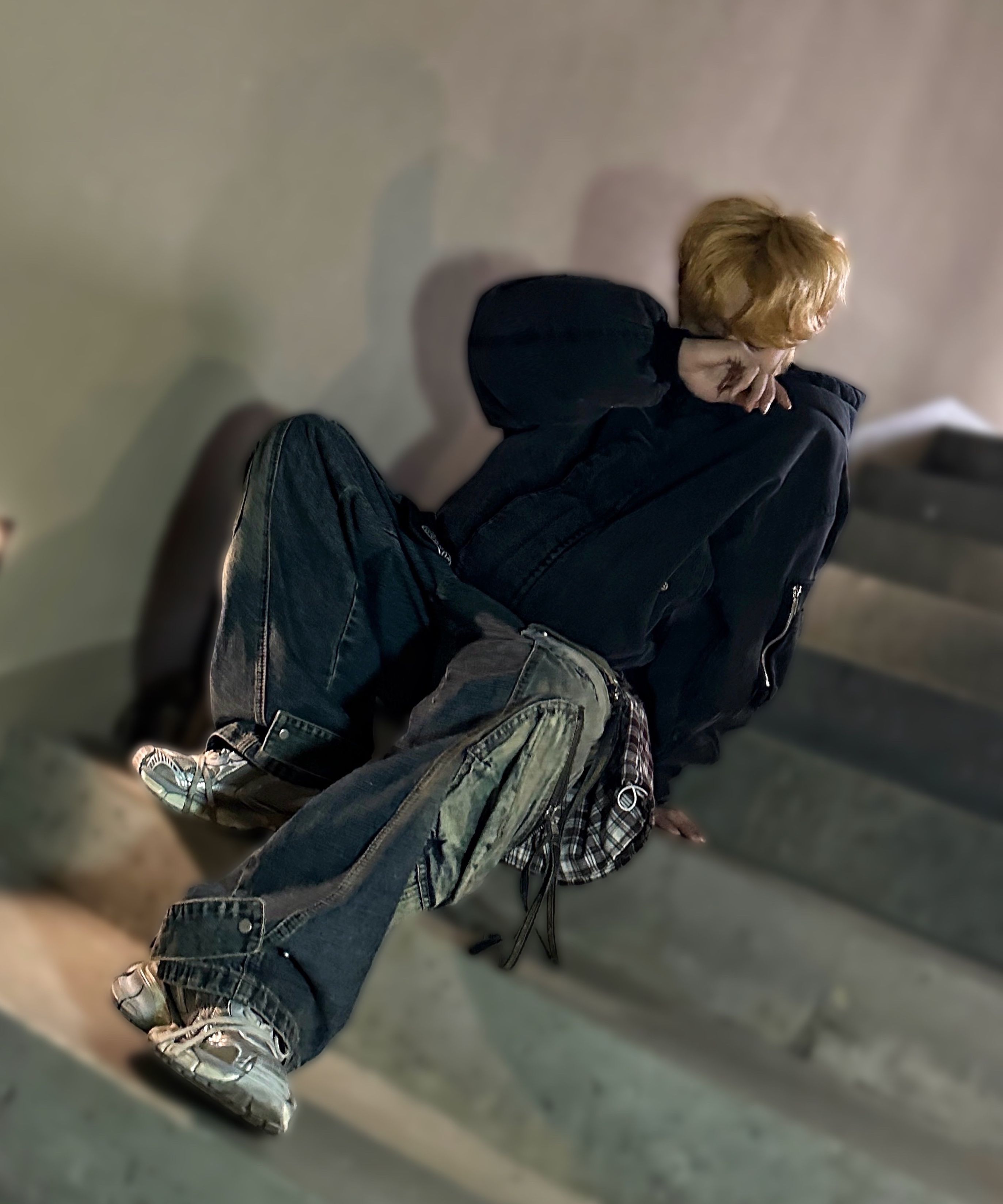 完売品 DNSR twoface multi cargo denim pants DNSR】twoface multi cargo denim pants | OUR BRAND,DNSR