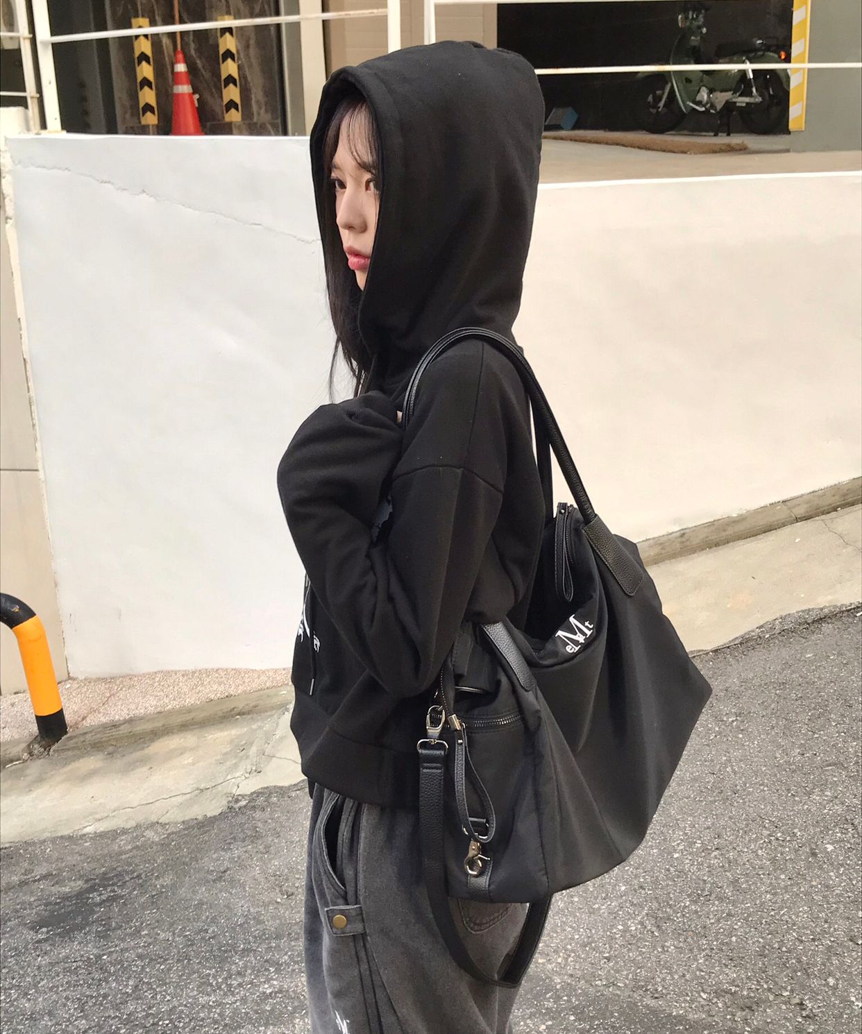 ◆MUCENT◆ 4-Way Signature Logo Unisex Tote Bag P00000LD2 MUSINSA | MUCENT 4-Way Signature Logo Unisex Tote Bag