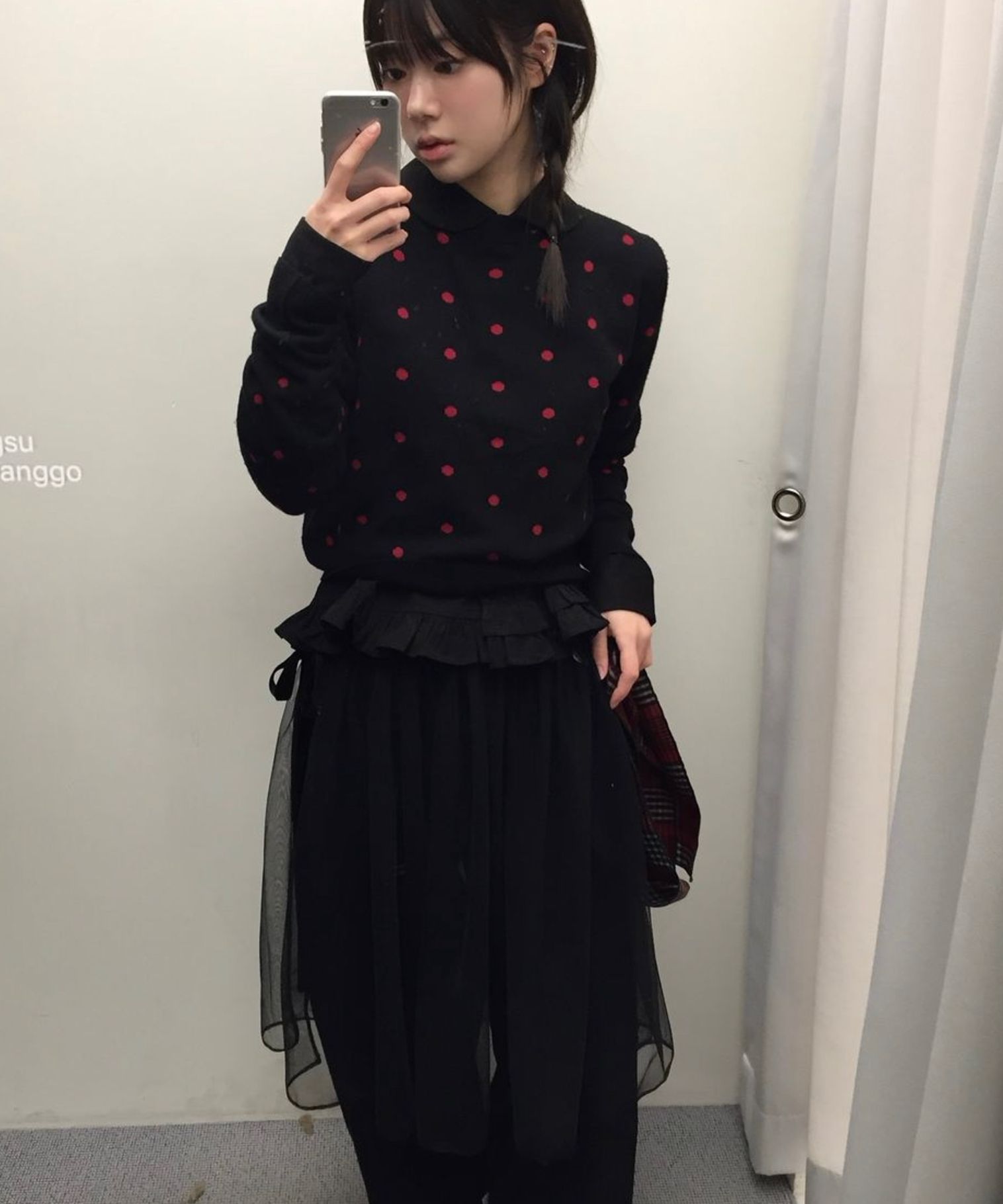 トップス OHESHIO cashmere dot knit OHESHIO cashmere dot knit - メルカリ