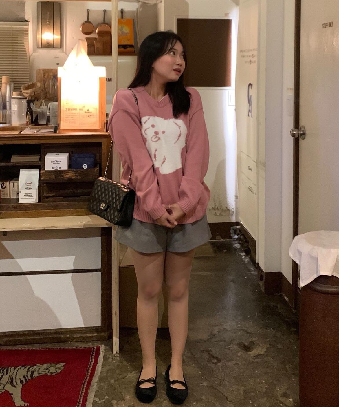 さらに100円引き◆WAI KEI◆Hairy Maltese Graphic Knit MUSINSA | WAI KEI Hairy Maltese Graphic Knit Pink