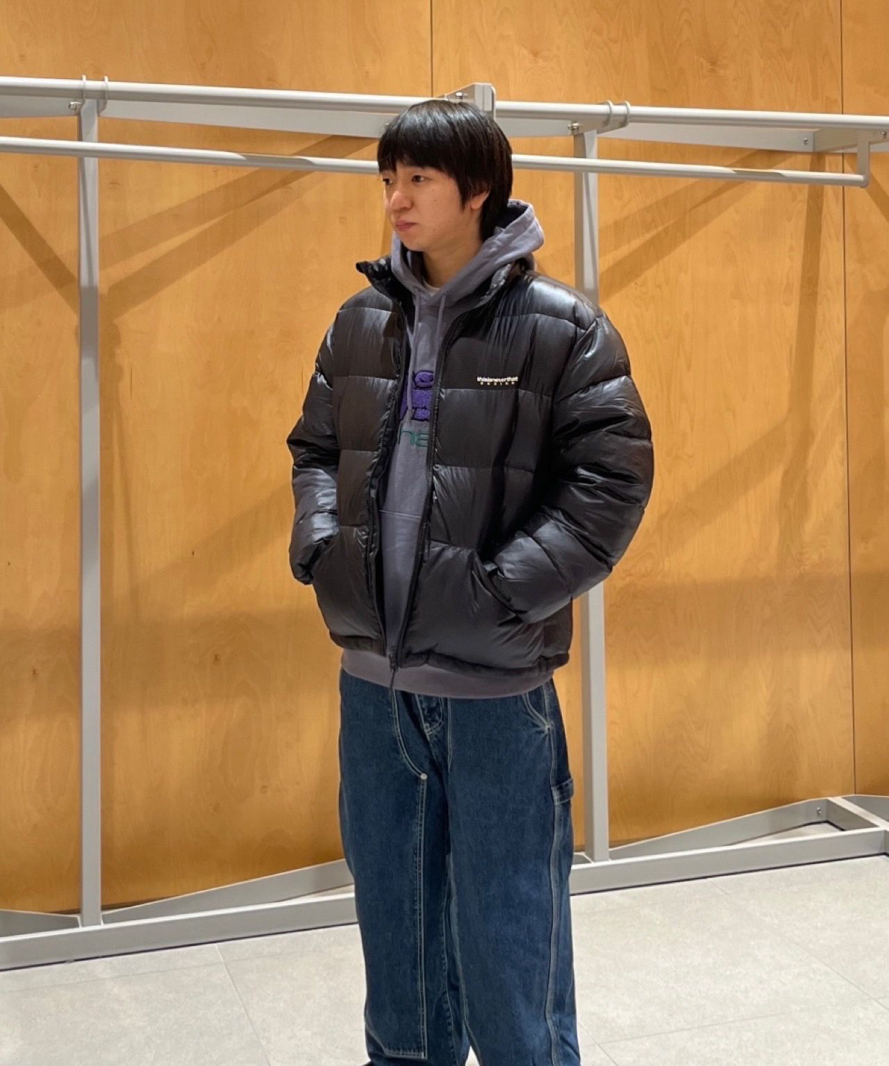 MUSINSA | thisisneverthat® DSN Down Puffer Jacket Navy
