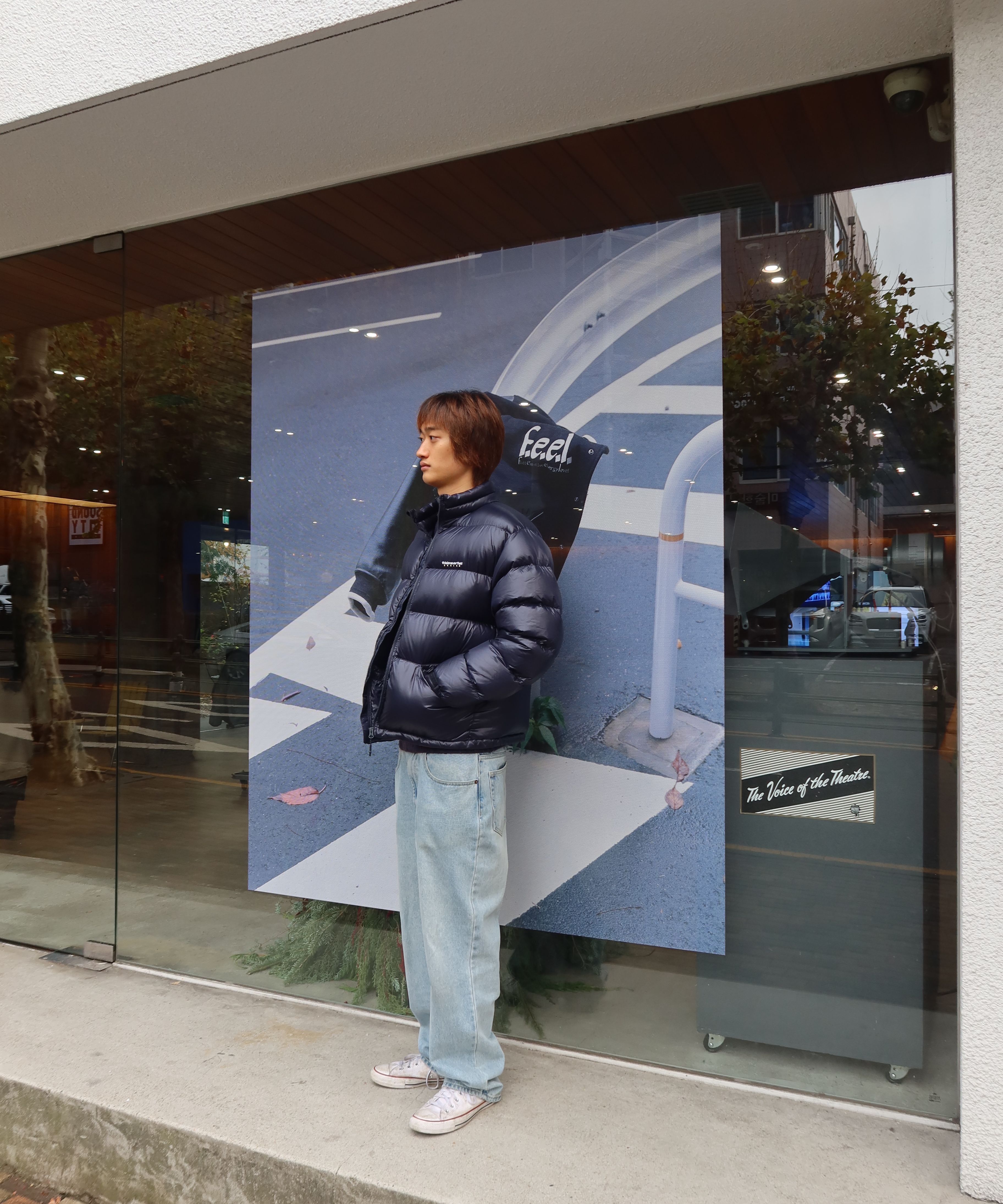MUSINSA | thisisneverthat® DSN Down Puffer Jacket Navy