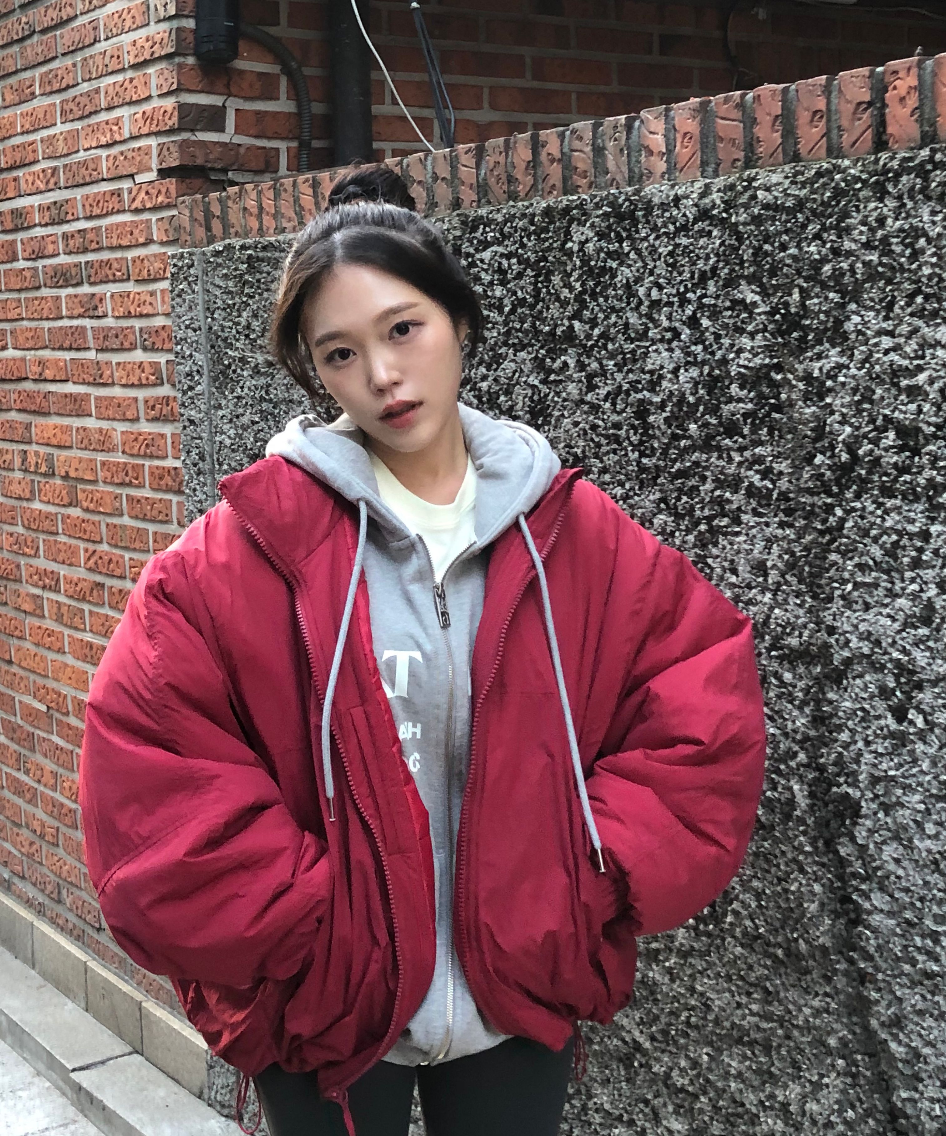 MUSINSA公式 | CENTAUR.KR CENTAUR OVERSIZED PADDED JUMPER_GREY