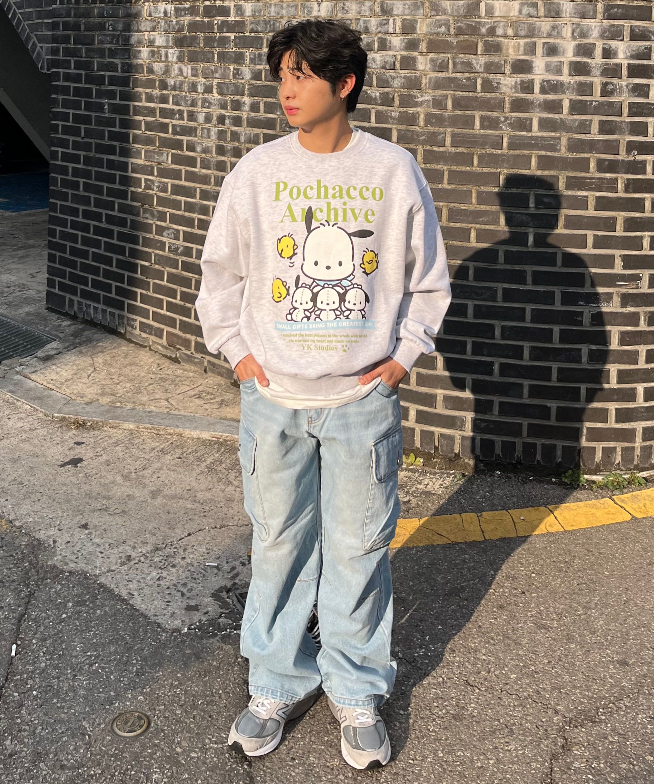デニム・ジーパン Wai Kei Parachute cargo washed denim pants BMR488 MUSINSA | WAI KEI Parachute Cargo Washed Denim Pants Mint