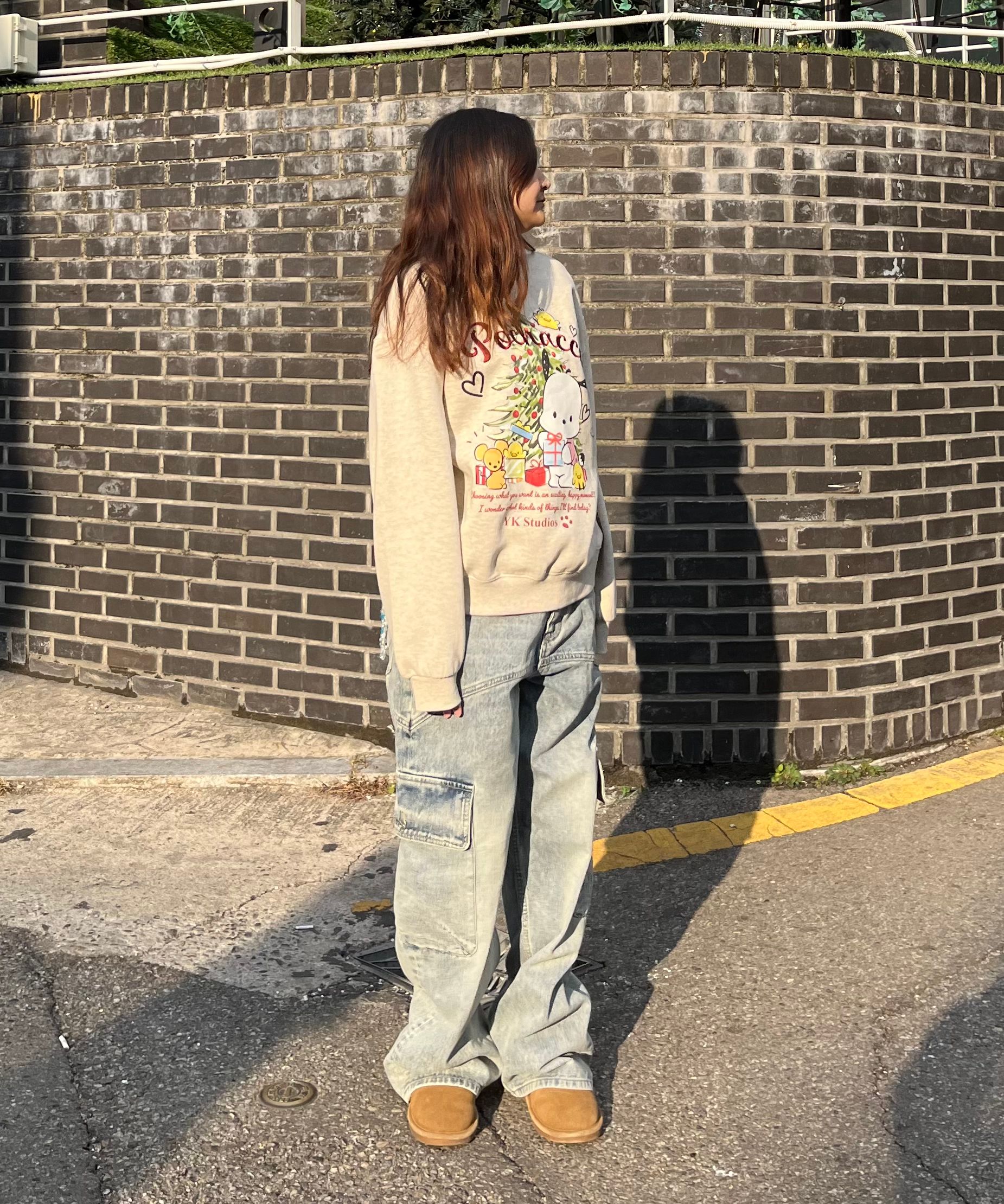 【WAIKEI】Yellow Washed Cargo Denim Pants 2色 MUSINSA公式 | WAI KEI Yellow Washed Cargo Denim Pants Light Blue