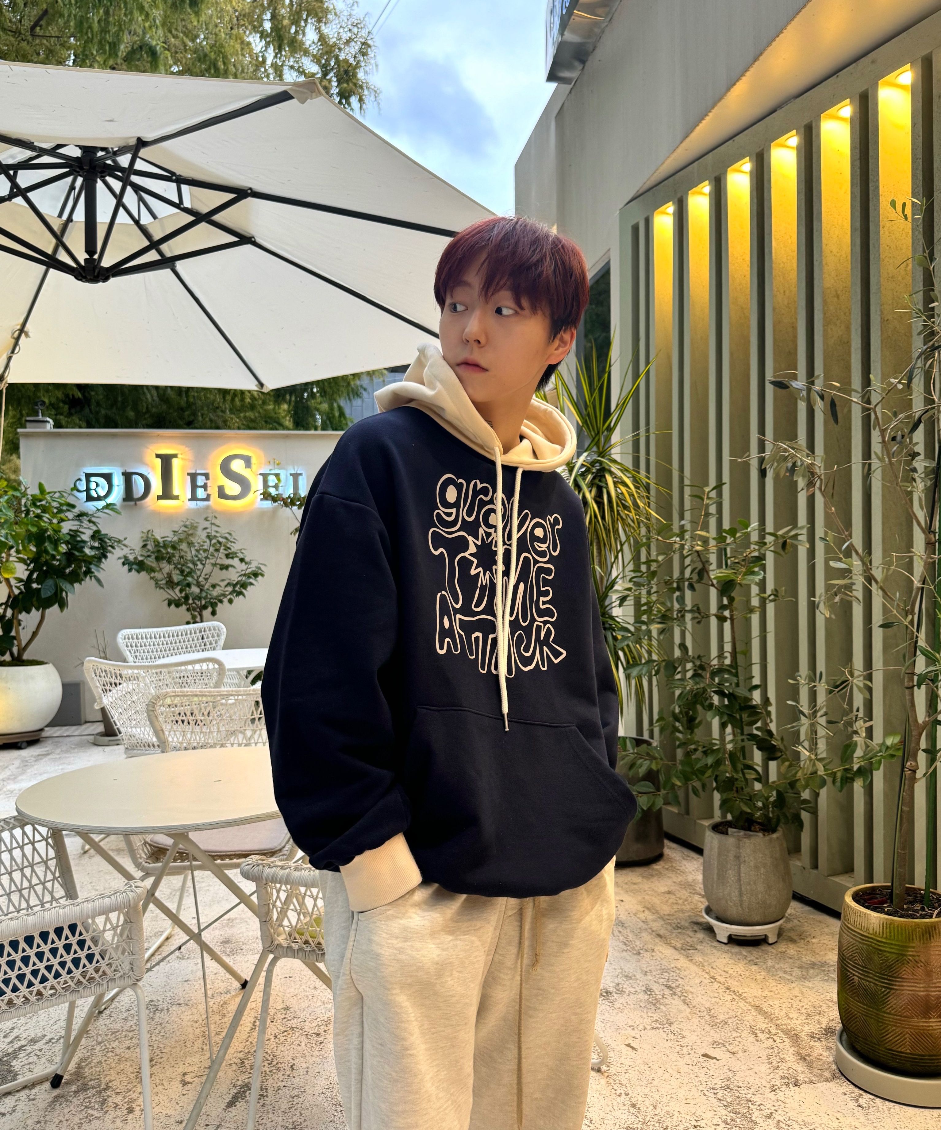 スウェットパンツ [ATTENTIONROW] Edition2. SOFT ESSENTIAL SET UP STRING JOGGER ATTENTIONROW] Edition2. SOFT ESSENTIAL SET UP STRING JOGGER