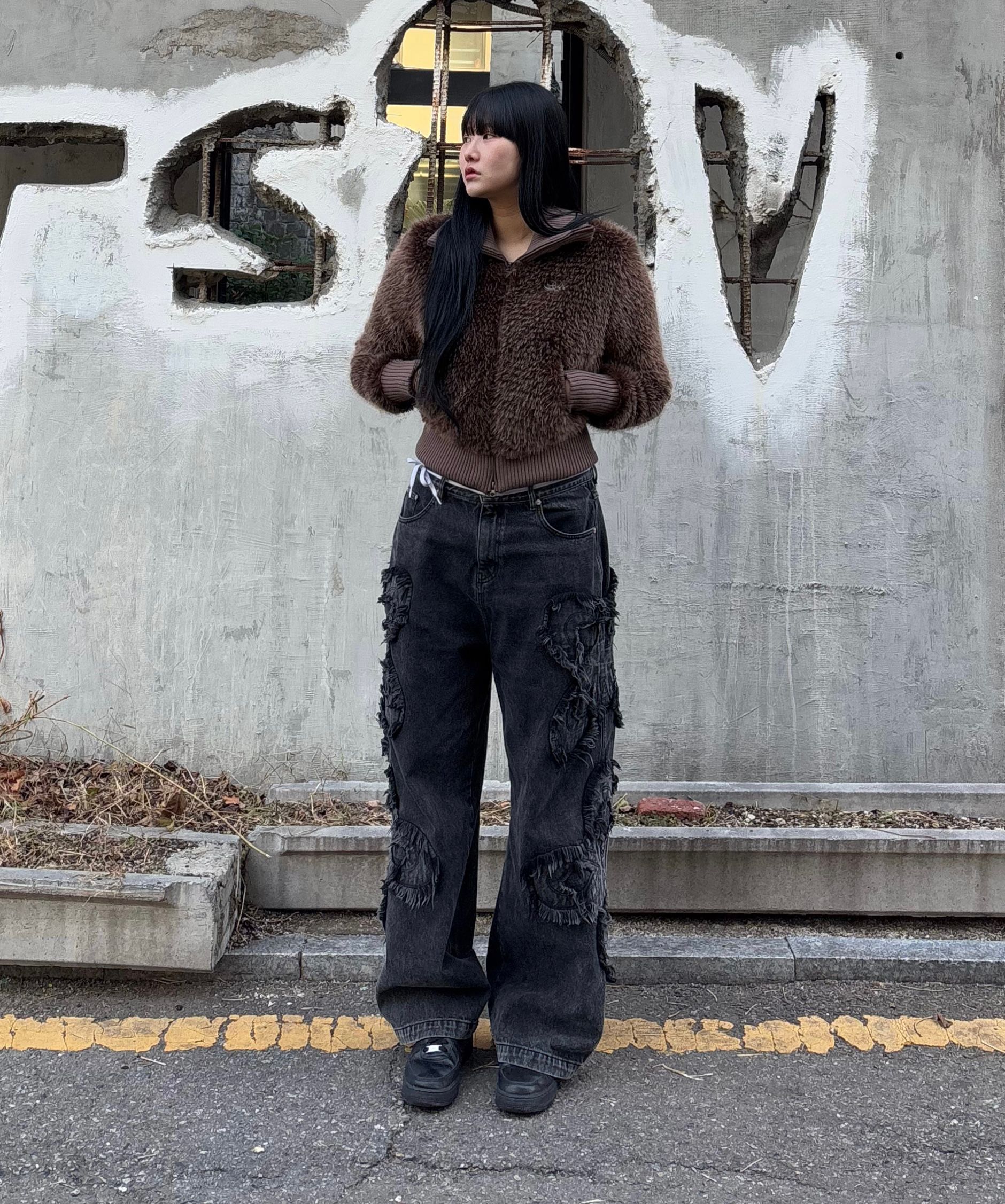 ★SCULPTOR★ Faux Fur ZipUp Jacket Pale Gray SC24A127GY MUSINSA | SCULPTOR Faux Fur Zip-Up Jacket Pale Gray