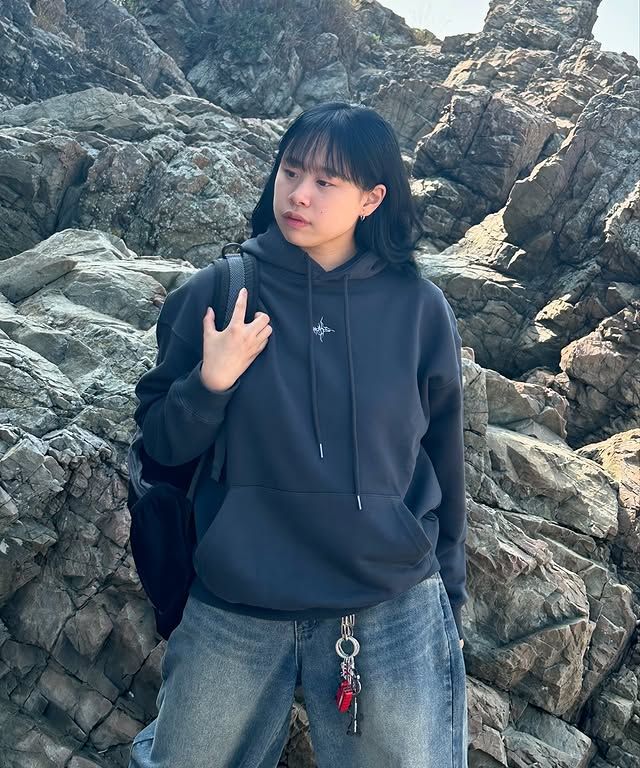 【massnoun】24FW★ TWIG LOGO OVERSIZED HOODIE TWIG LOGO OVERSIZED HOODIE MFFHD001-DG - MASSNOUN | 60