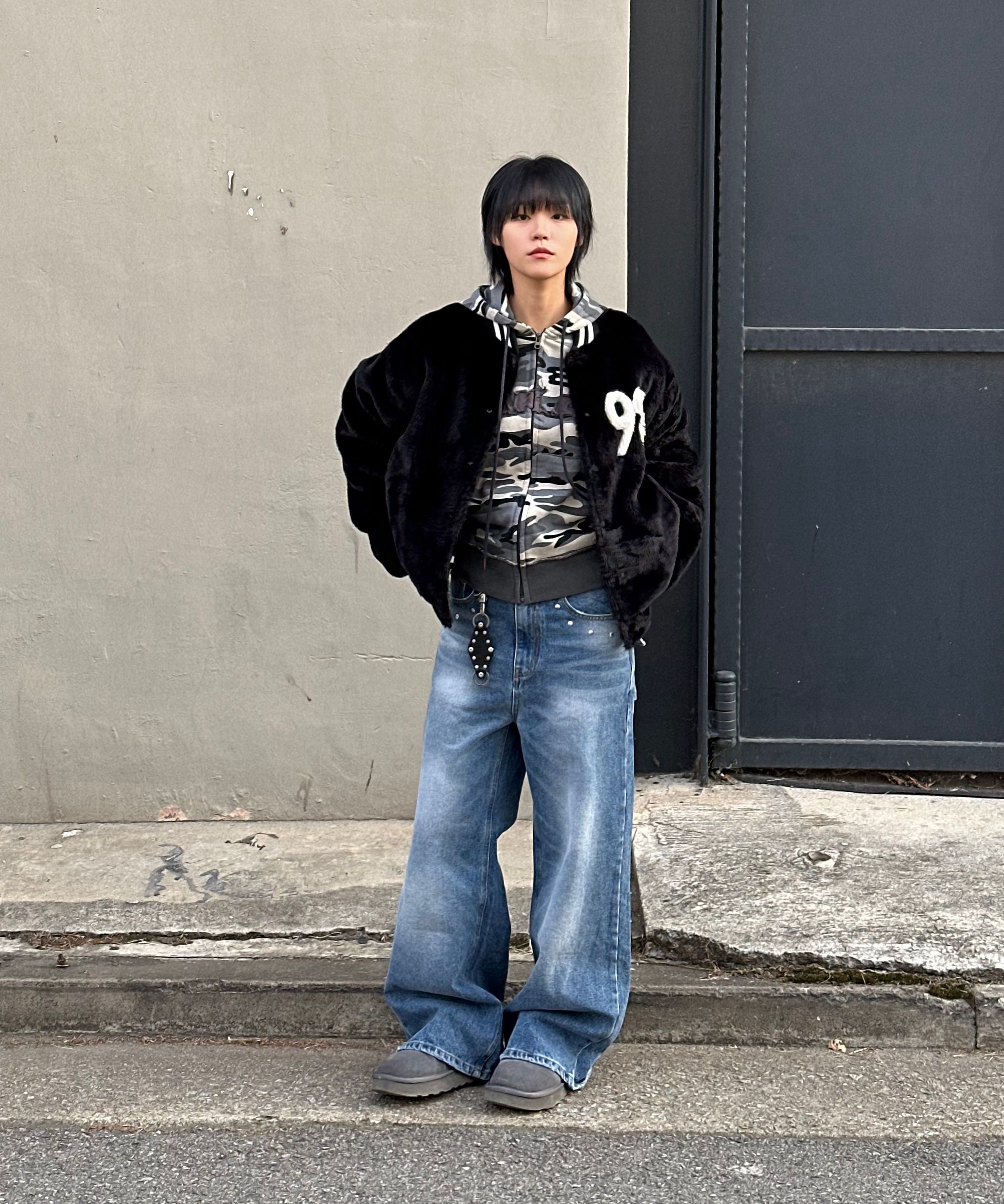 ◆AAKAM◆ Multi Studded Denim Pants Blue MUSINSA | AAKAM Multi Studded Denim Pants (Blue)