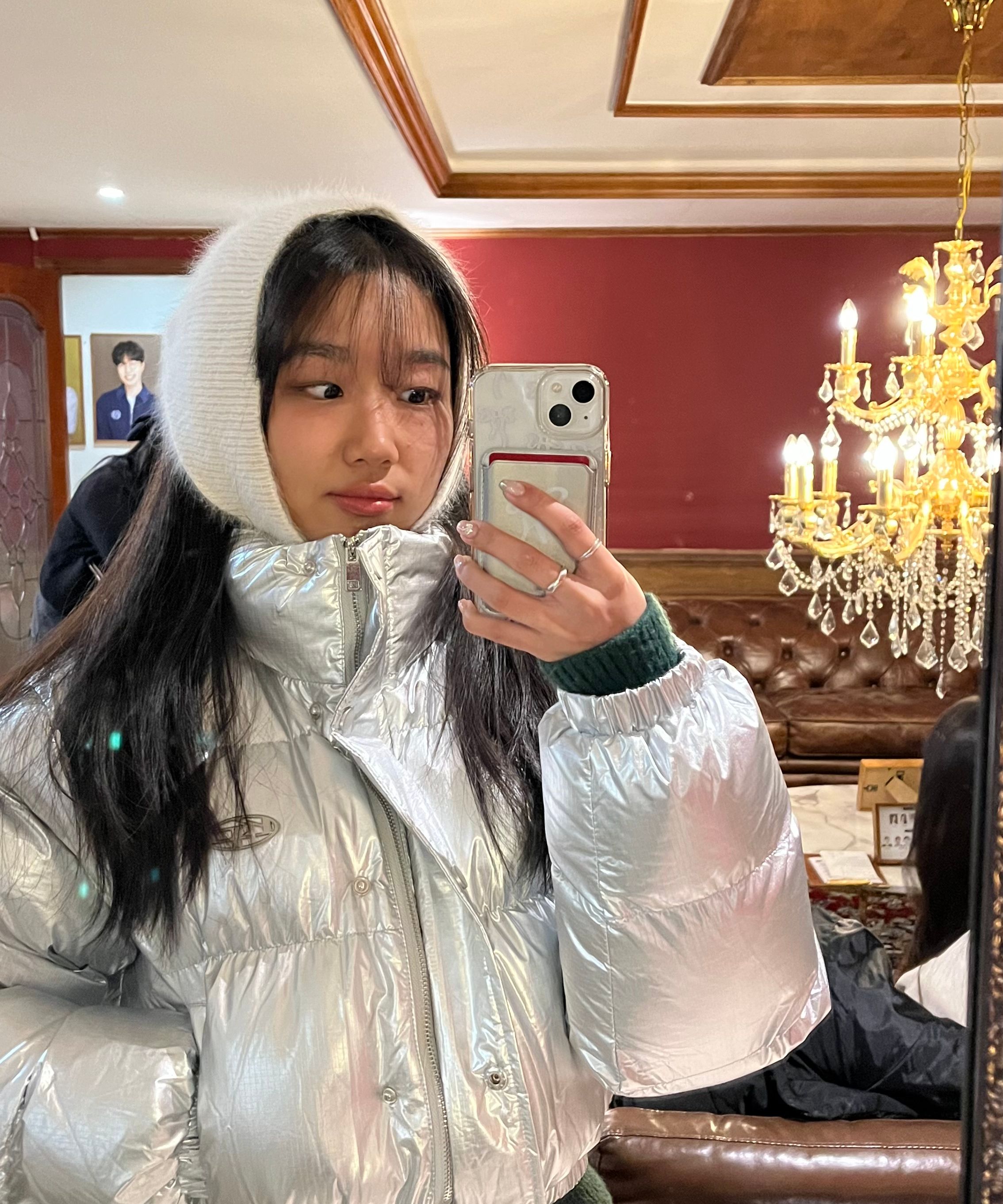 ダウンジャケット・コート [KHAKIPOINT] l Symbol Glossy Padded Jacket 3_Color MUSINSA | KHAKIPOINT Metal Symbol Glossy Padded Jacket (white)