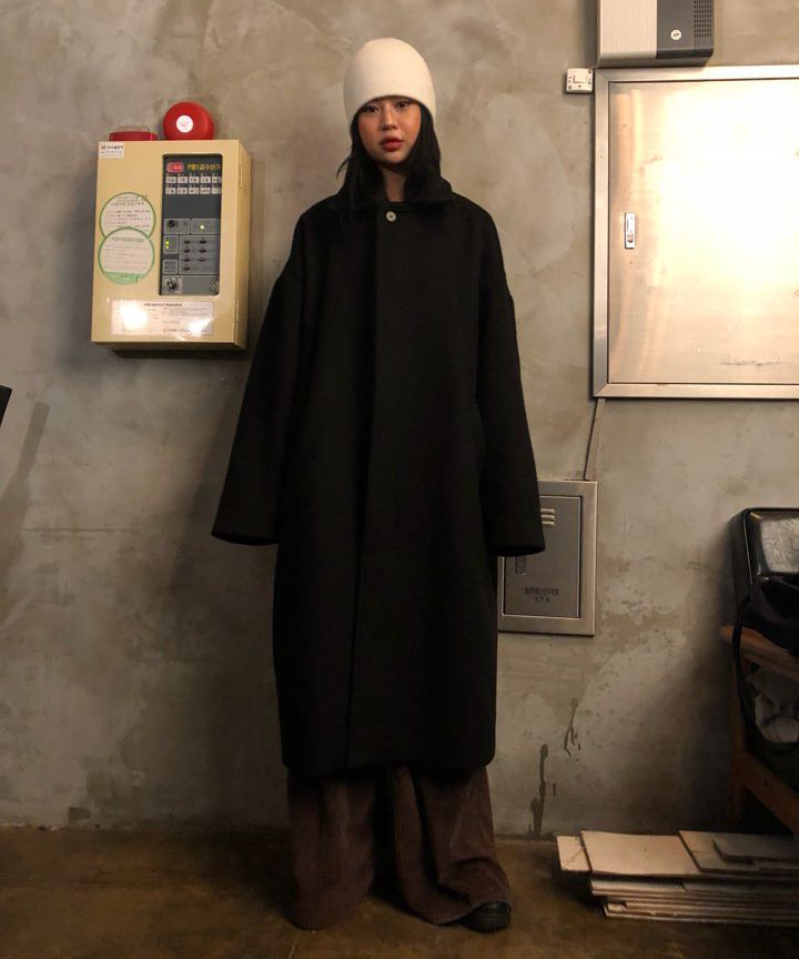 【FLAREUP】Oversized Wool Balmacaan Long Coat MUSINSA | FLAREUP OVERSIZED BALMACAAN LONG COAT - BLACK (FL-010)