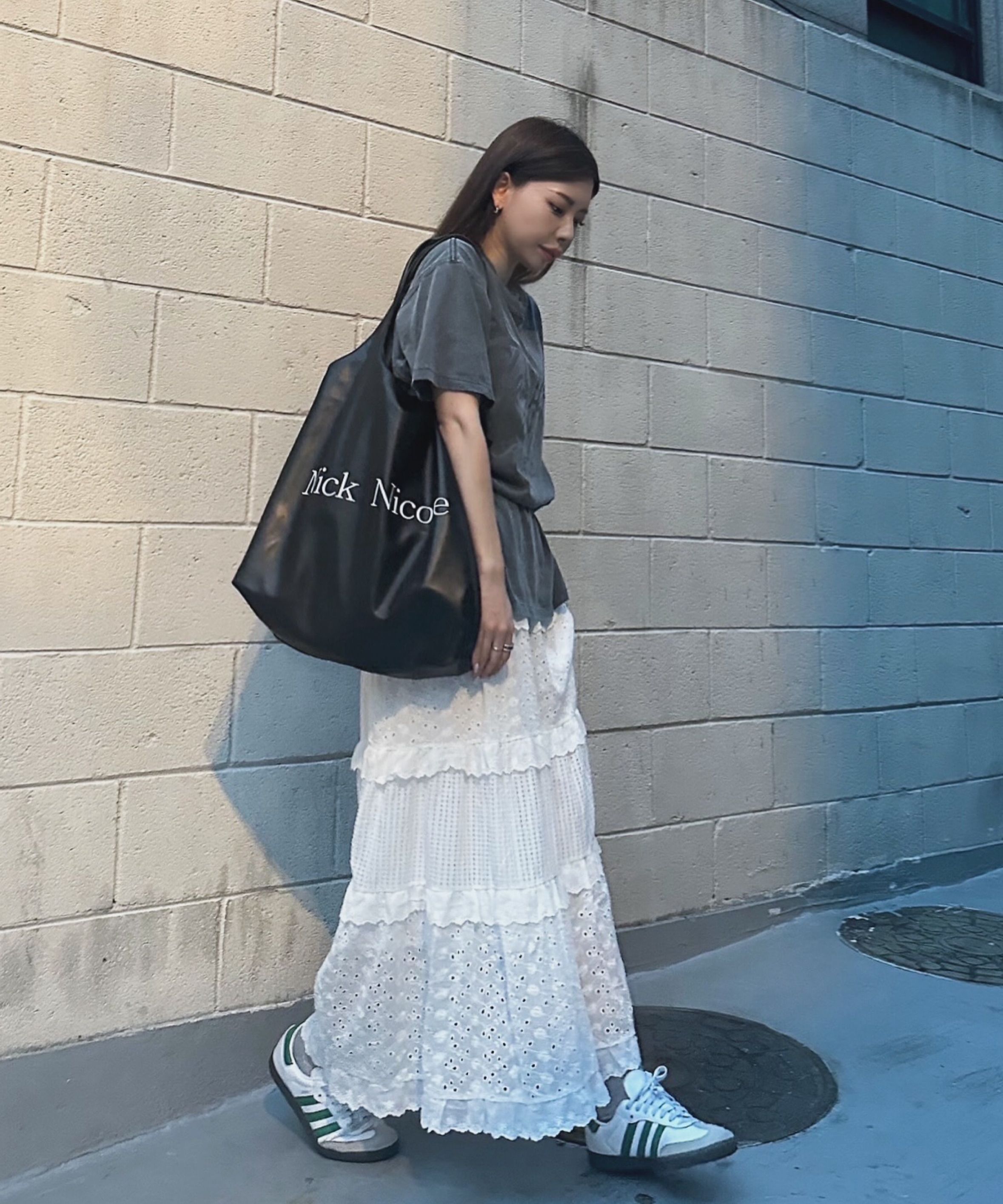 MUSINSA | NICK&NICOLE NICOLE BIG SHOPPER BAG_BLACK
