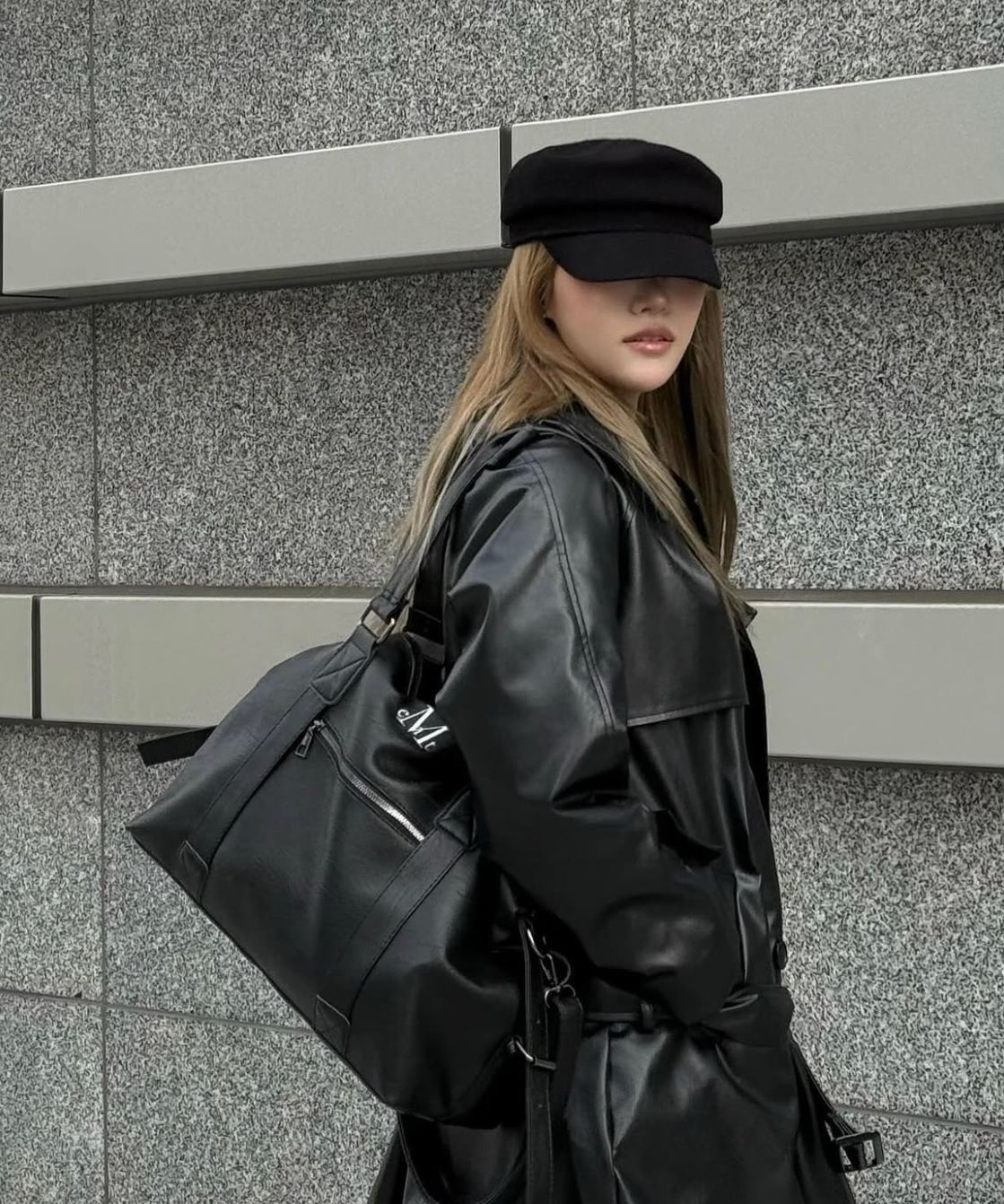 ◆MUCENT◆ Prime Linkle Leather Tote Bag P00000MP MUSINSA公式 | MUCENT Prime Linkle Leather Tote Bag
