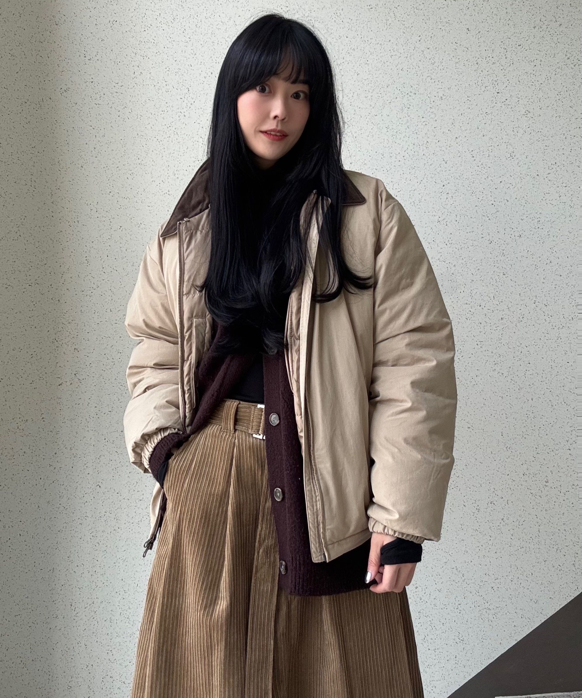 MUSINSA | YALE Detachable Boa Short Puffer Jacket_Navy