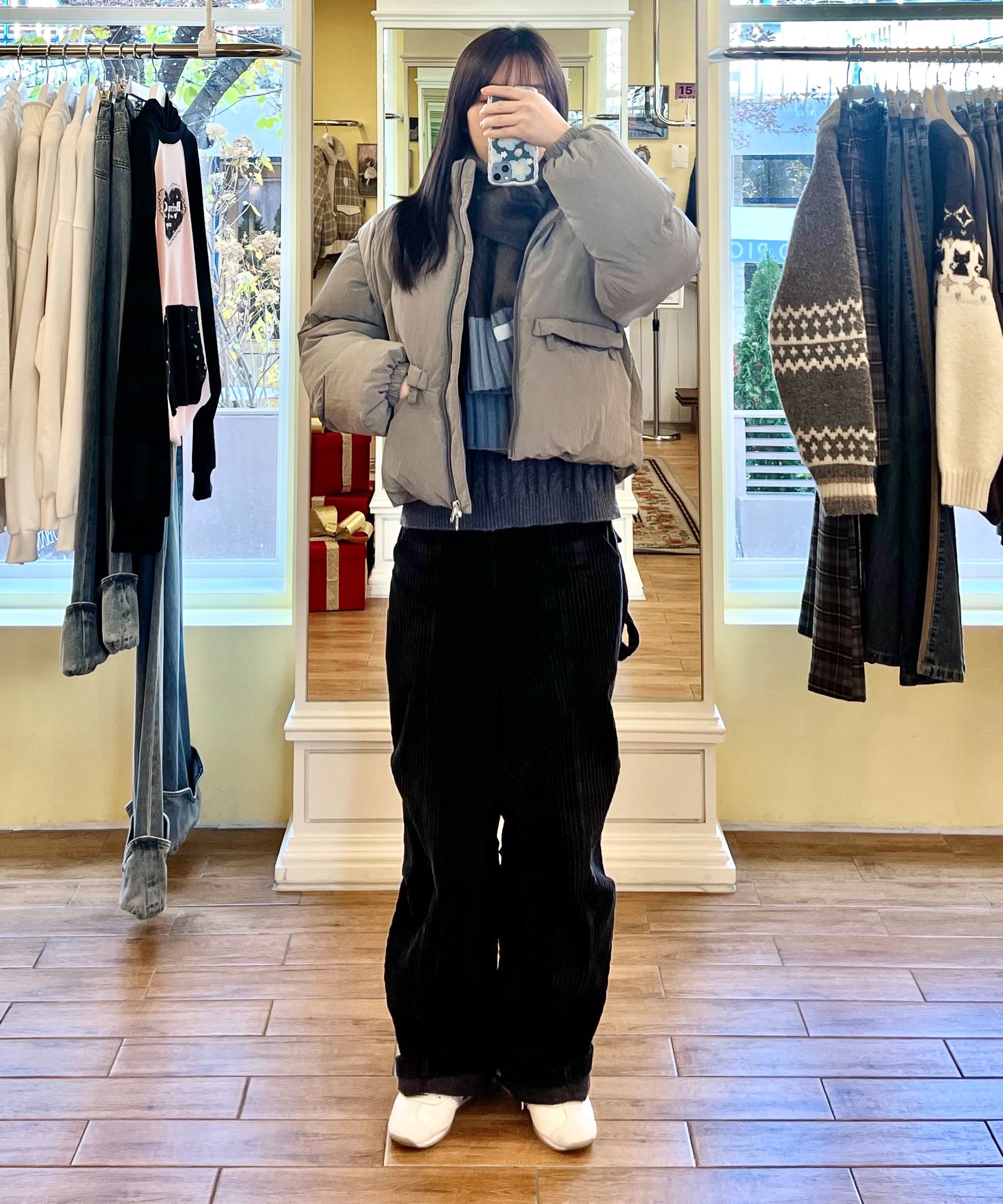 【BITTER CELLS】JOLLY PUFFER JACKET CHARCOAL Jolly Puffer Jacket-Charcoal - 비터셀즈(bittercells)