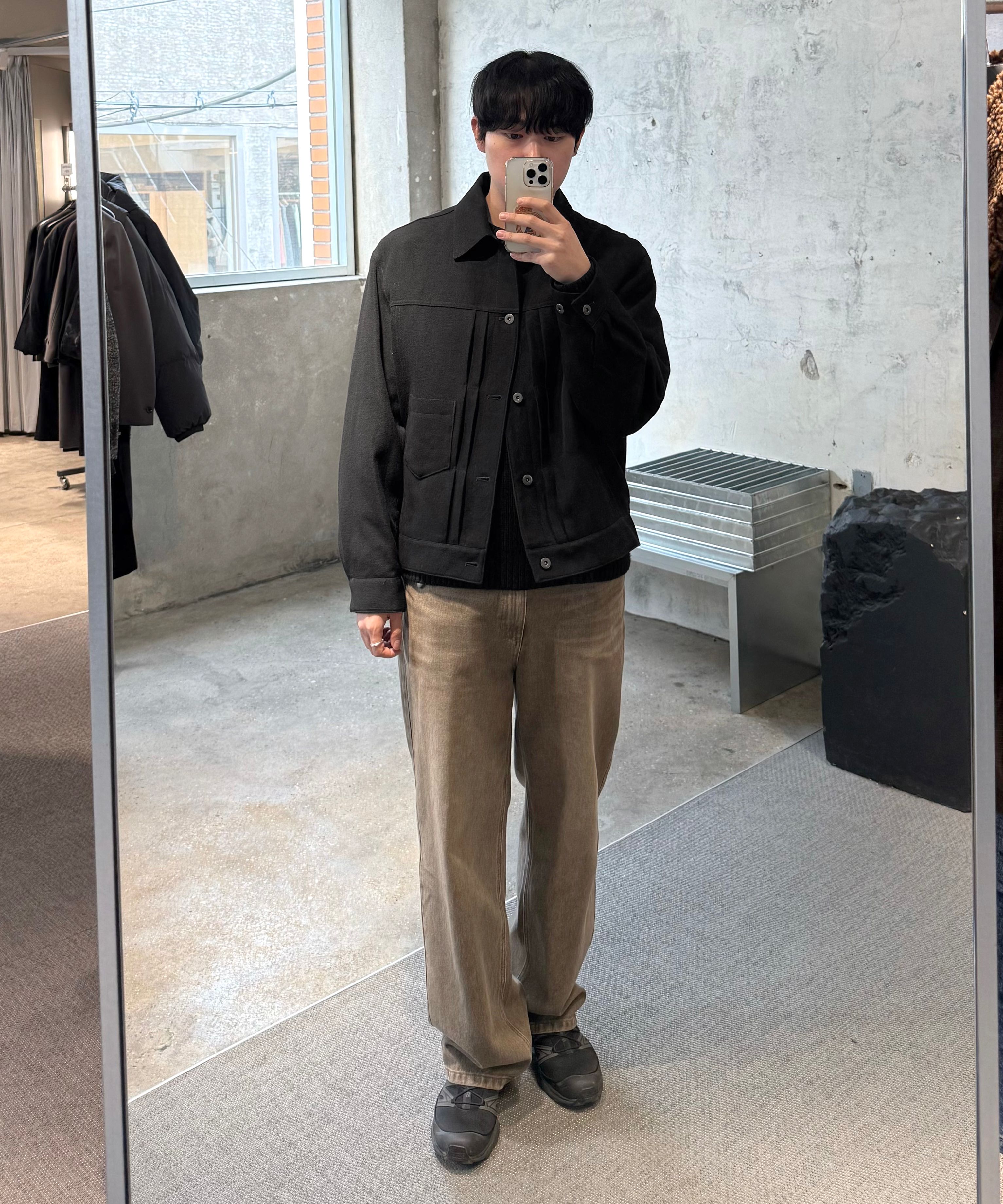 MUSINSA | INSILENCE Hemp Wool TYPE1 Jacket CAMEL BEIGE