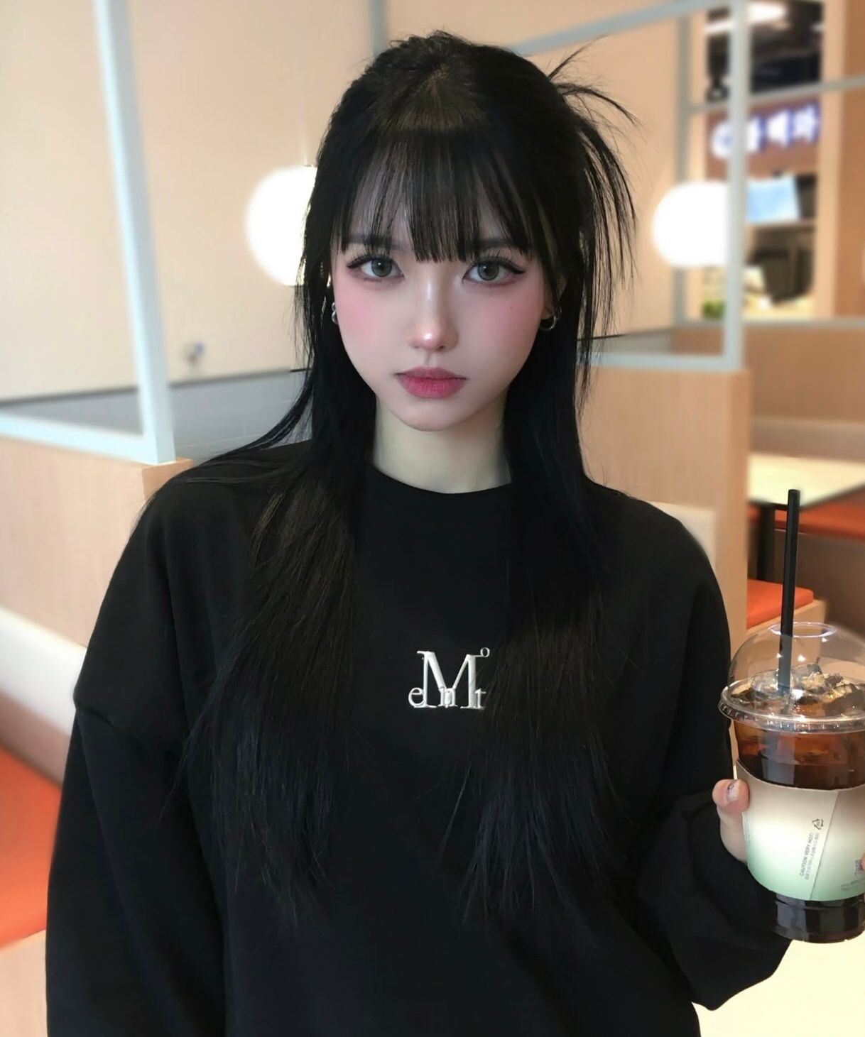 ★MUCENT★ Signature Basic Logo Man to Man Unisex 5 Colors MUSINSA | MUCENT Metal Logo Signature Man to Man (Unisex)