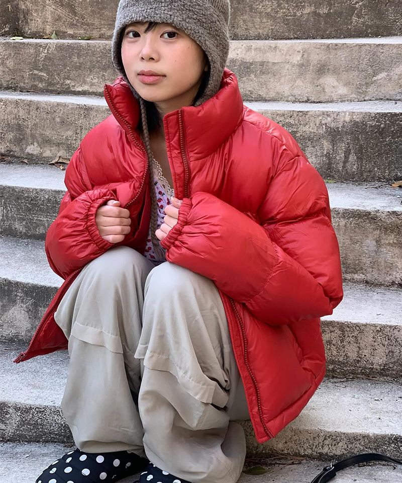 【AMES-WORLDWIDE】 AMES CROP PUFFER PADDING MUSINSA | AMES-WORLDWIDE AMES CROP PUFFER PADDING BLACK
