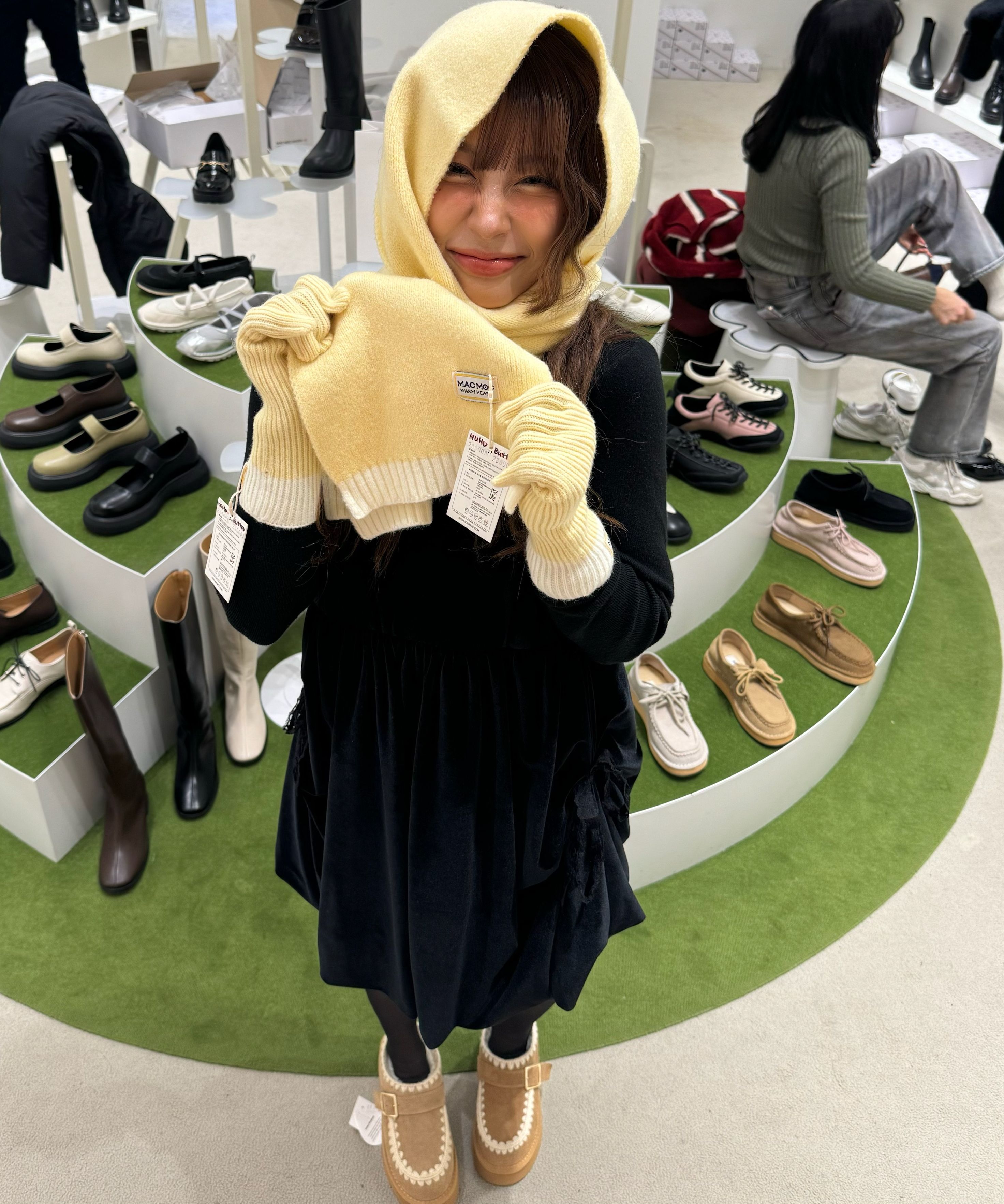 MUSINSA公式 | MACMOC Bbodeuk cowhide winter shoes