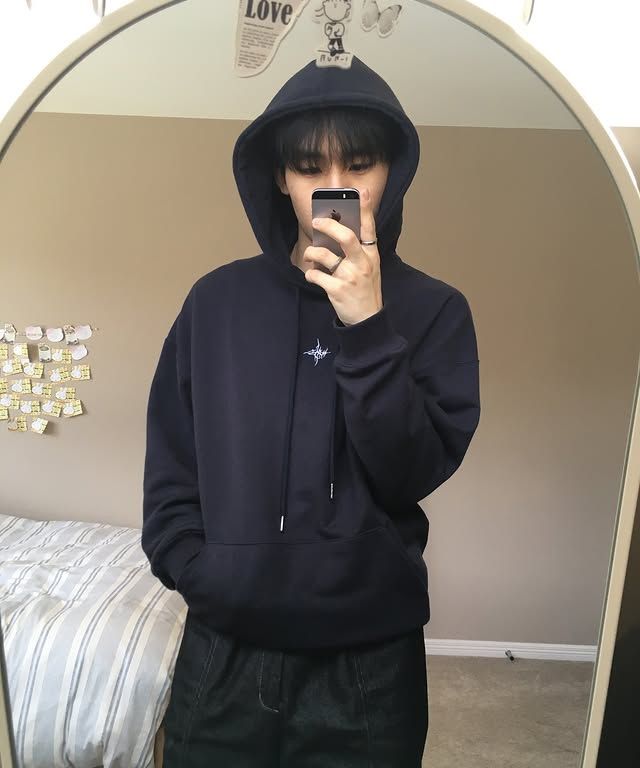 MUSINSA | MASSNOUN Twig Logo Overfit Hoodie Dark Grey