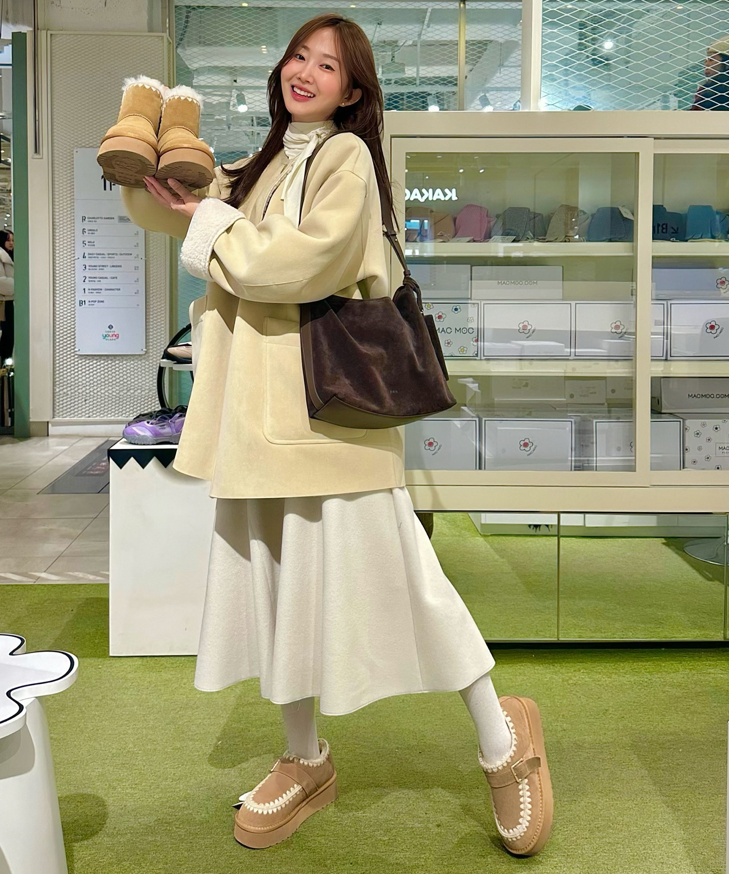 MUSINSA公式 | MACMOC Bbodeuk cowhide winter shoes