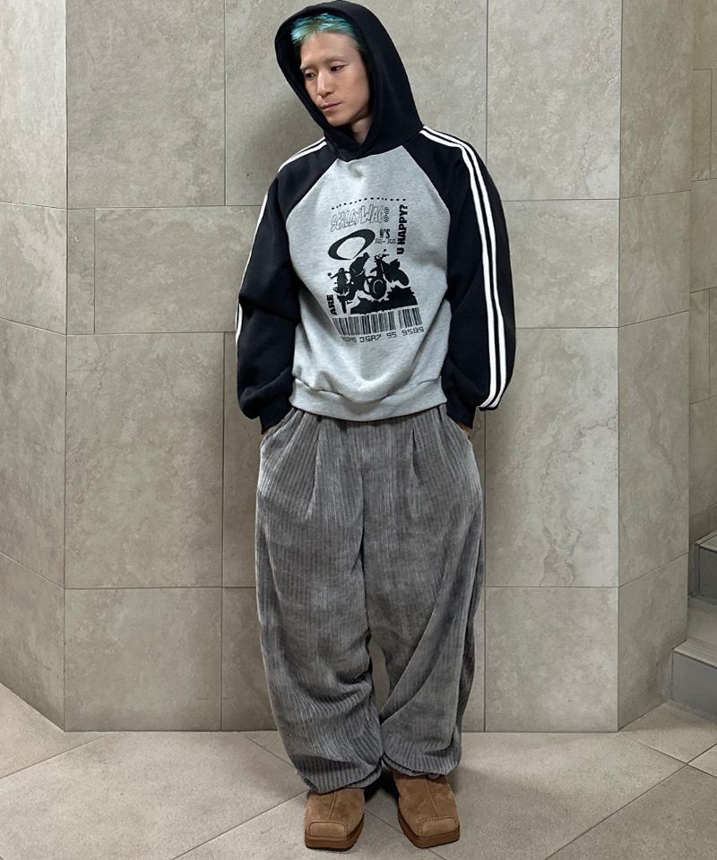 ◆SCALLYWAG◆ Easy corduroy wide pants black MUSINSA | SCALLYWAG Easy Corduroy Wide Pants [Black]