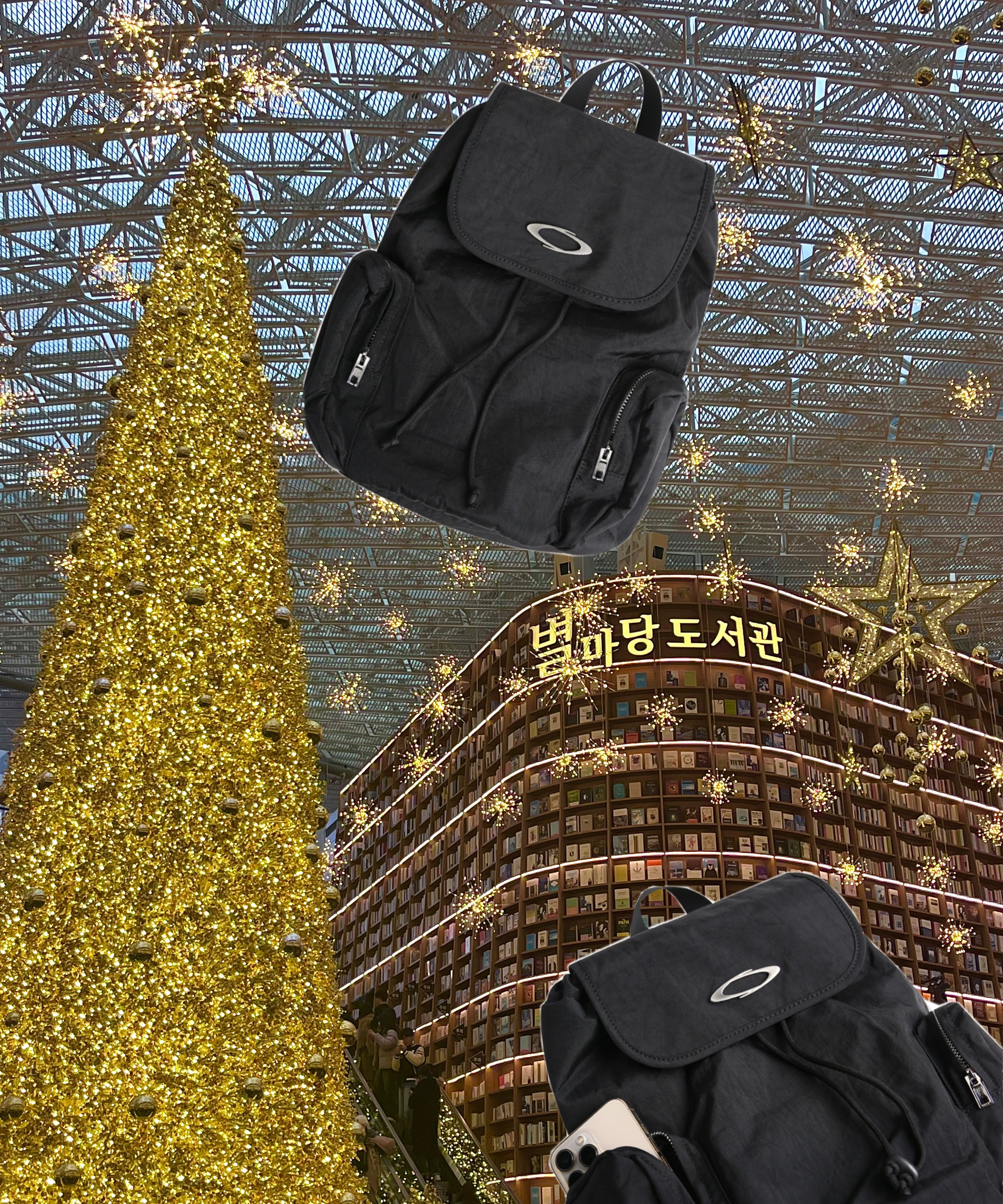 バックパック・リュック NOI1184 Symbol Logo Backpack Black NOI1184 Symbol Logo Backpack Black (NOIAGO/バックパック